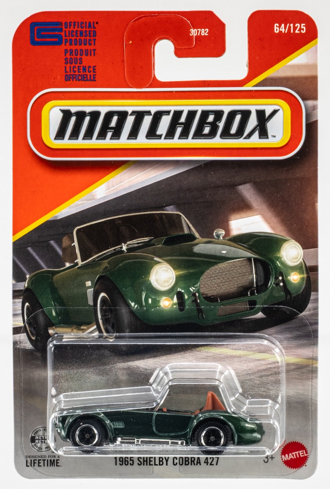 2026 Matchbox #64 1965 Shelby Cobra 427 DARK GREEN METALLIC | FSC