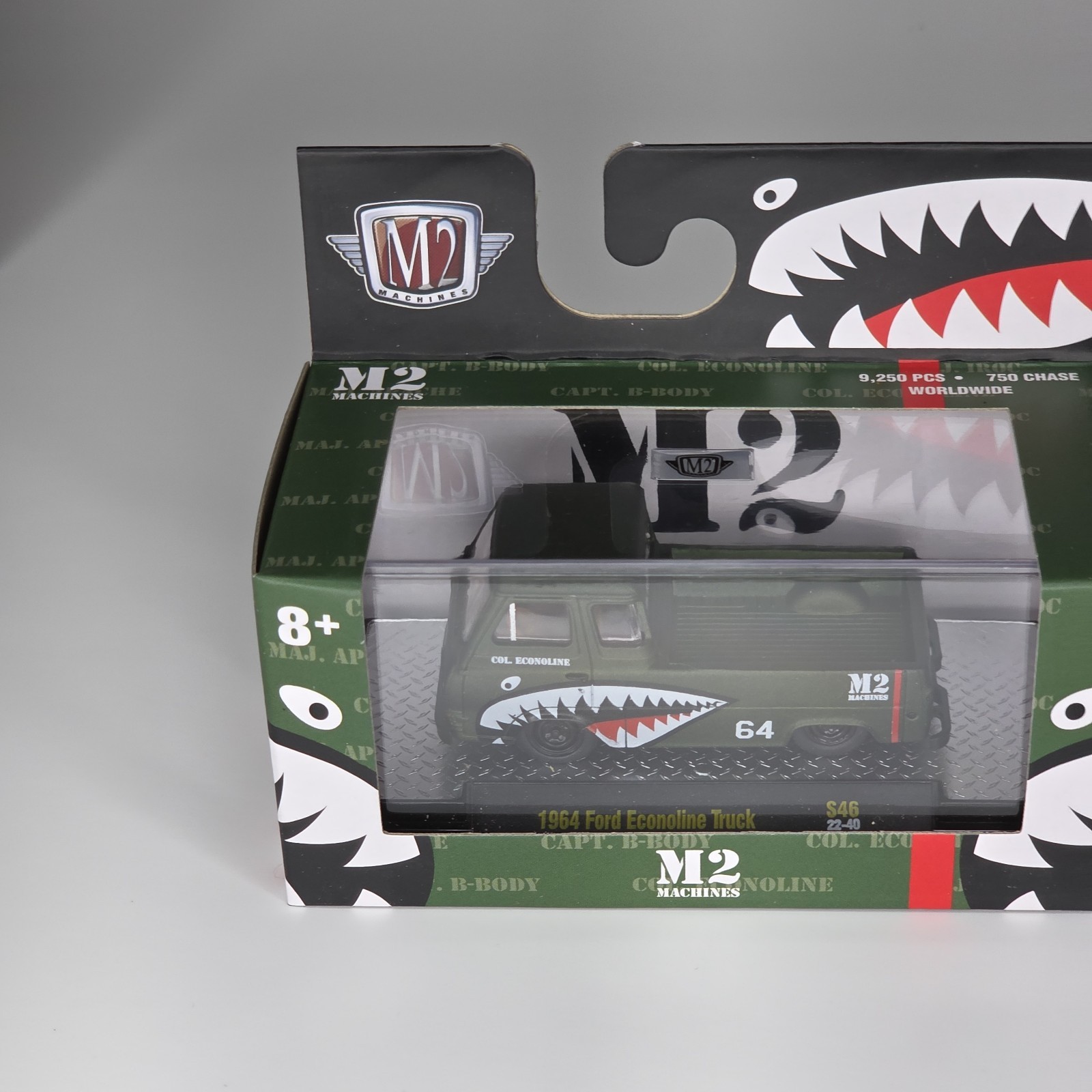 M2 Machines Military Tiger Shark Set of 6 IN FACTORY SLEEVE Very RARE 1/64 New