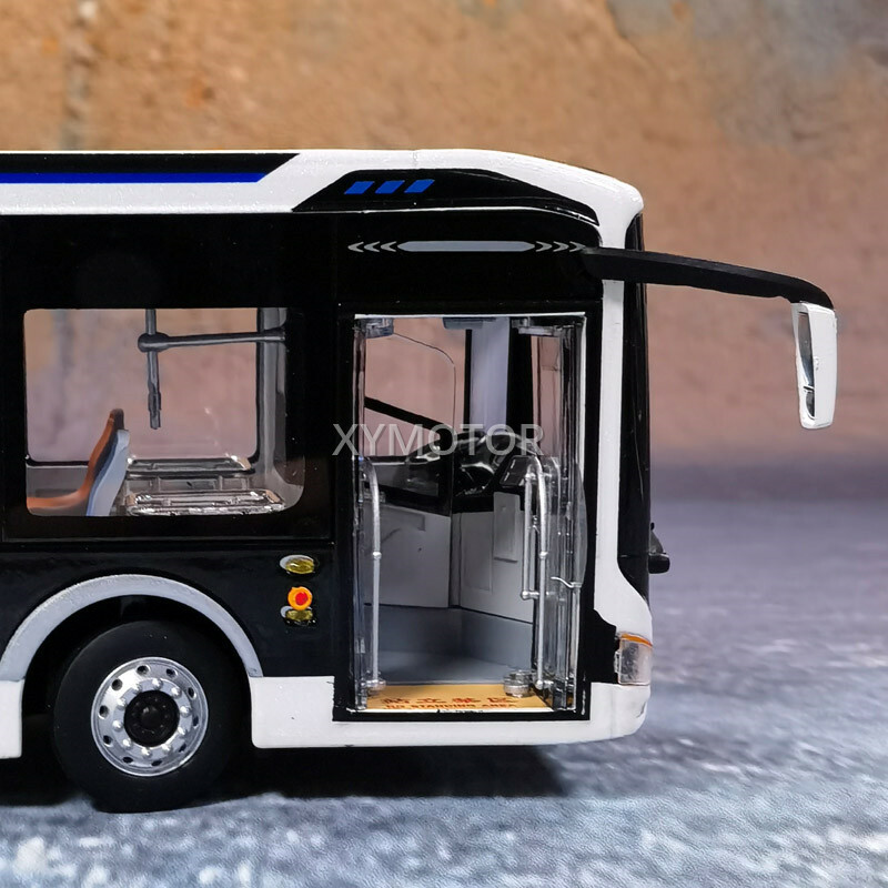1:42 Zhongtong City Bus LCK6126EVGRA1 Pure electric Bus Diecast Car Model Gifts