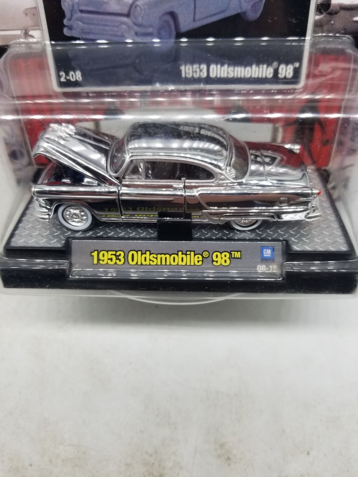 M2 Machines 1953 Oldsmobile 98 Auto-Thentics Release 02 Chrome Finish Rare Color