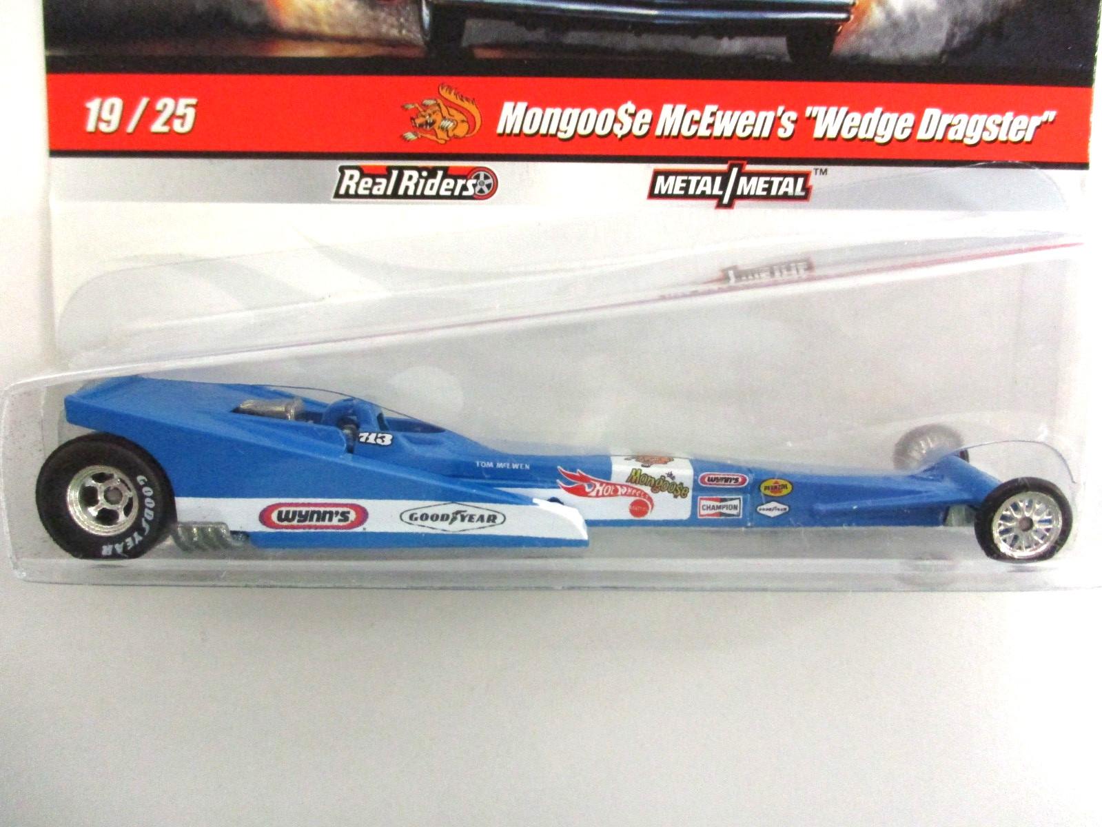 HOT WHEELS – DRAG STRIP DEMONS – TOM “MONGOOSE” McEWEN T/F WEDGE DRAGSTER