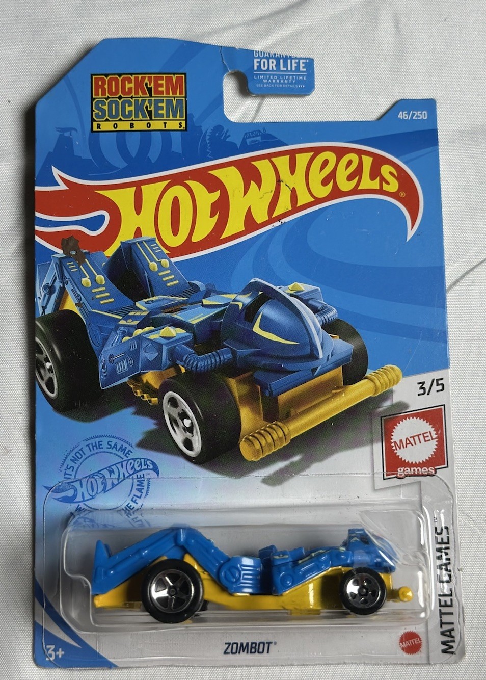 Hot Wheels 2020 Zombot Mattel Games Blue Robot