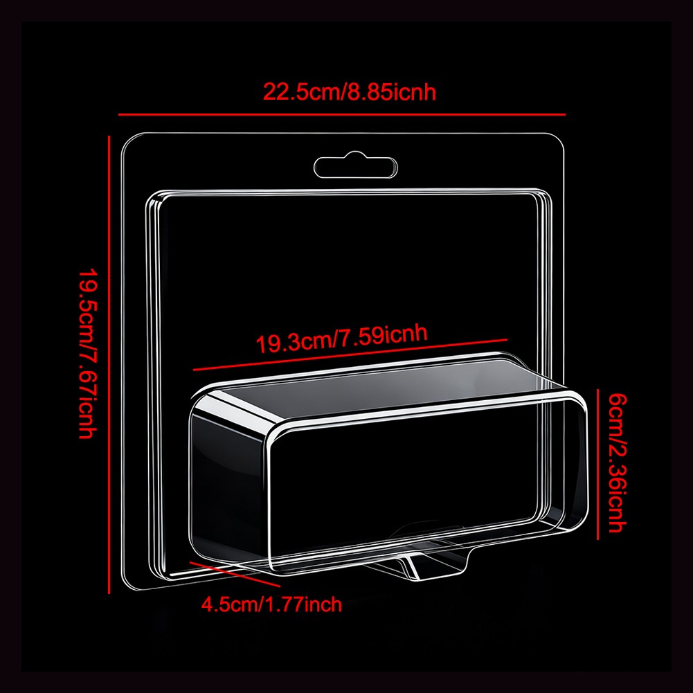 5-50Pcs Clear PET Protector Case Clamshell Display Box For HW 2-Pack Toy Cars