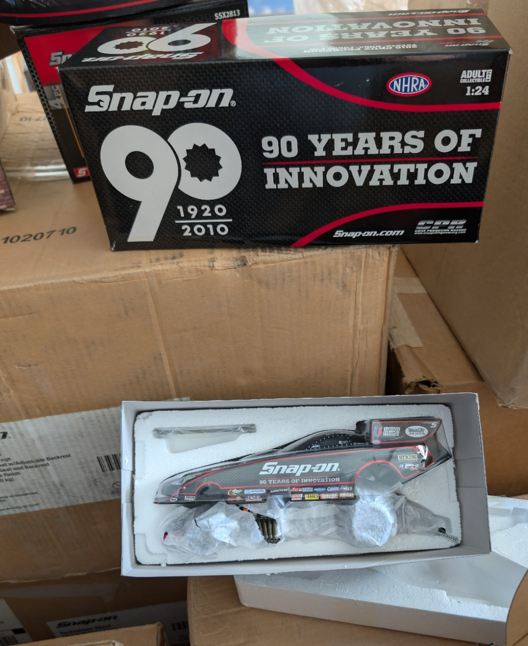 Snap-on Racing 2010 Toyota Cruz Pedregon NHRA Funny Car 1:24 Diecast LE