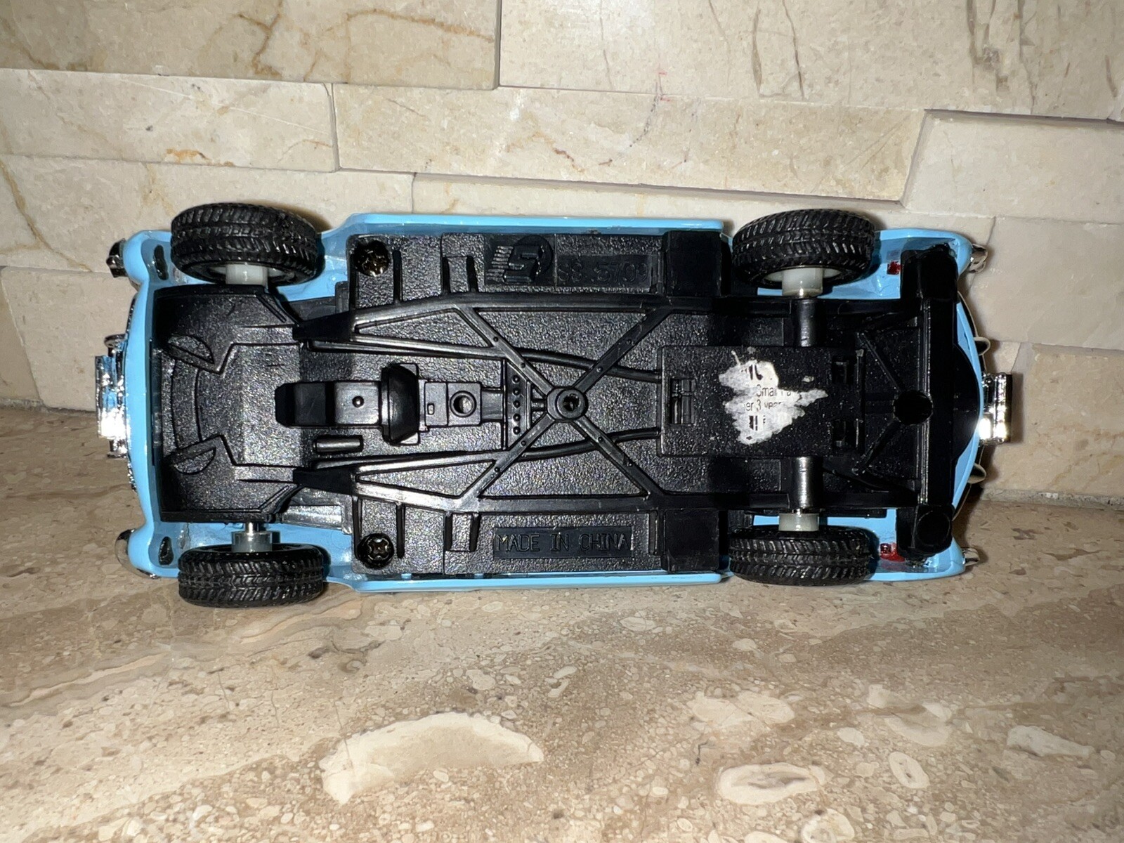 1957 Chevy Corvette Light Blue/White 5.5″