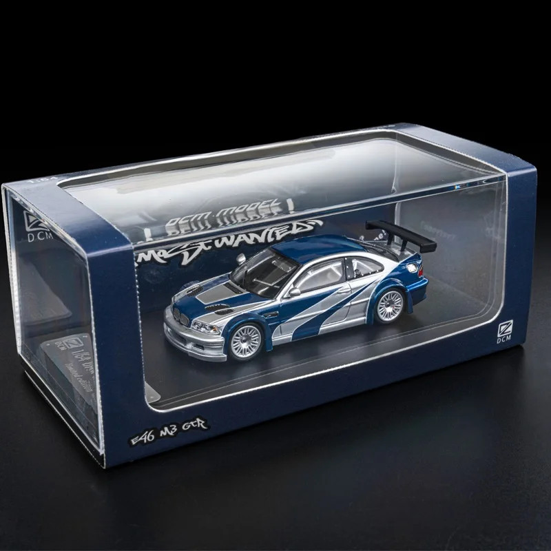 DCM 1:64 BMW E46 M3 GTR Need for Speed Game Theme Painted Alloy Model -In Stock