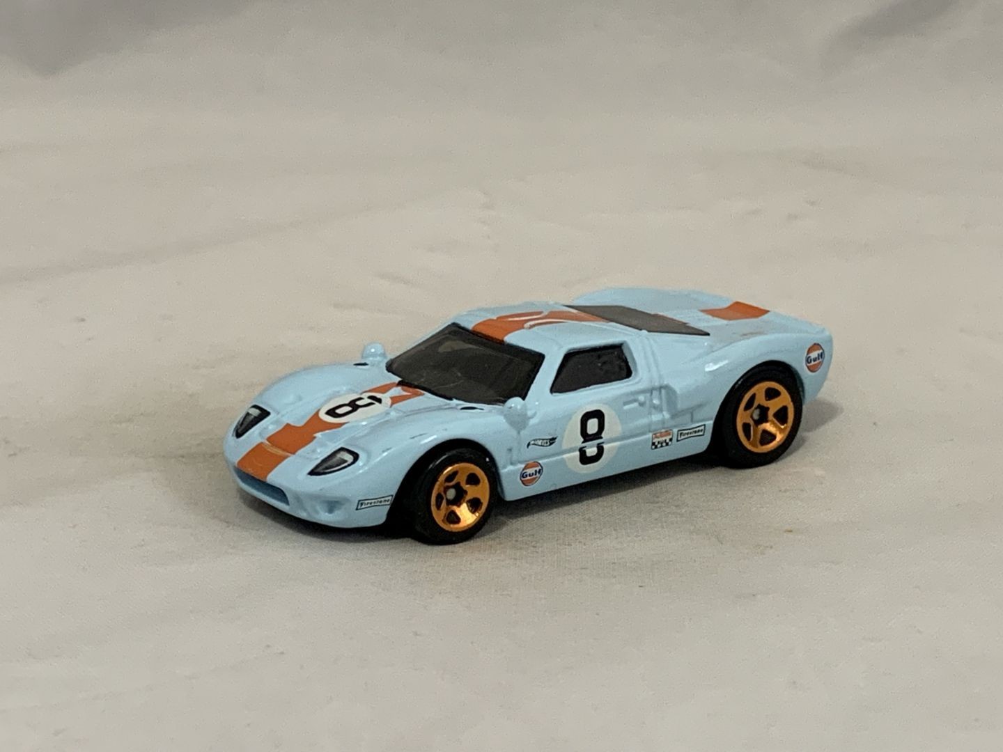 Hot Wheels Ford GT-40 2020 HW Race Gulf Oil Light Blue 5SPs