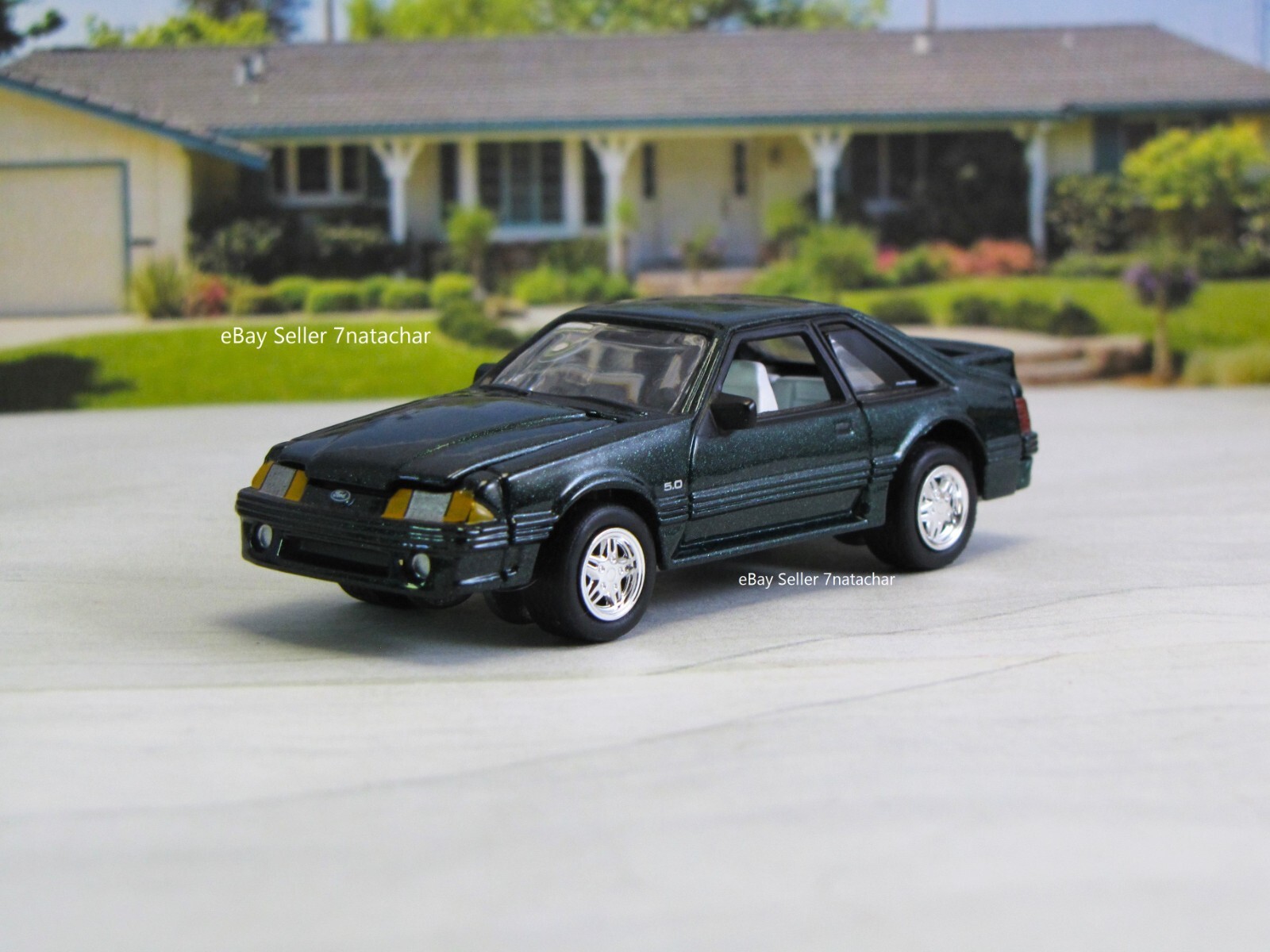 1987 – 1993 Ford Mustang GT Fox Body Hatchback Model 1/64 Scale Wheels Limited