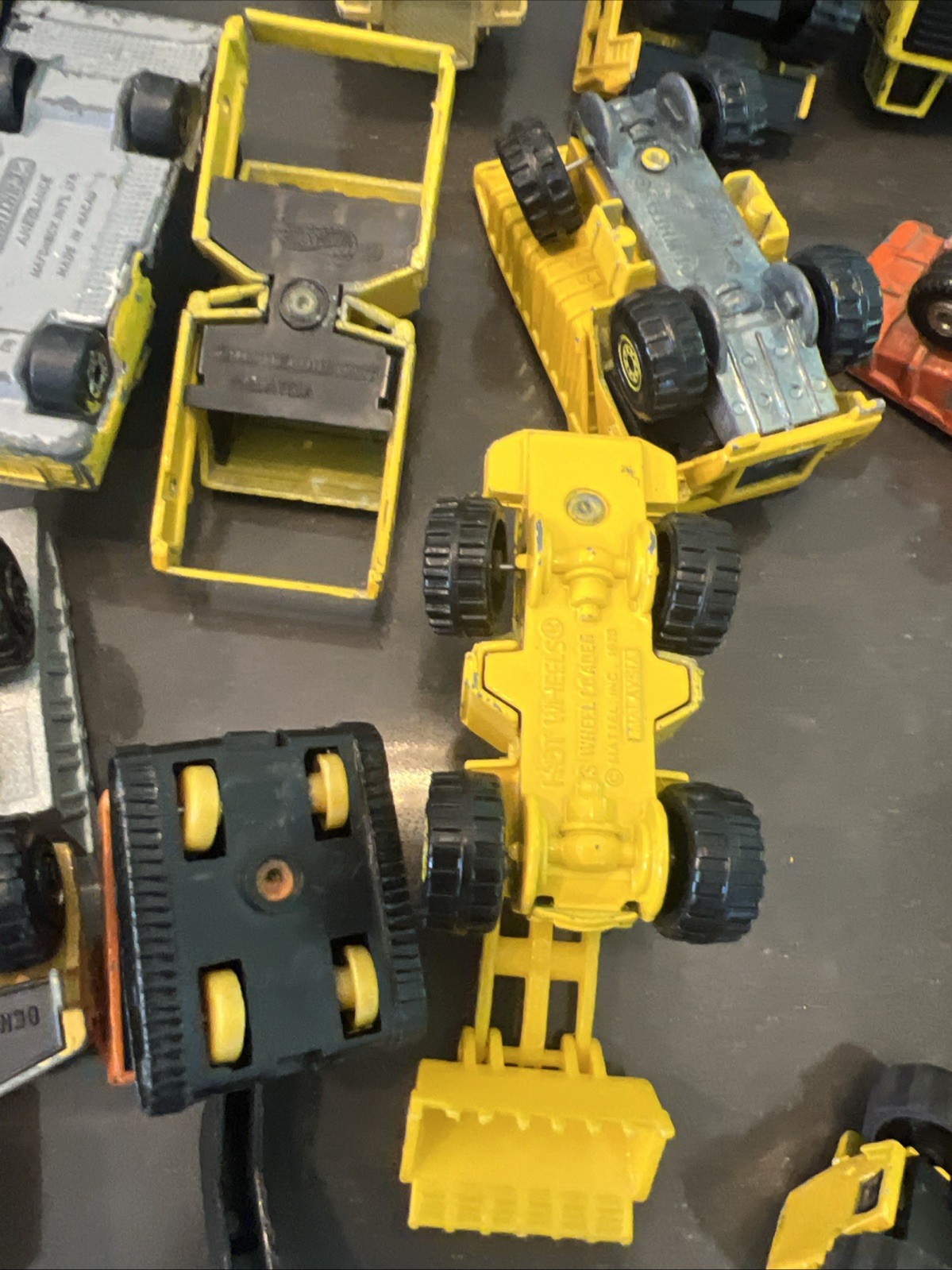 Lot Of Construction Diecast & Plastic Mixed Brands And Models See Description