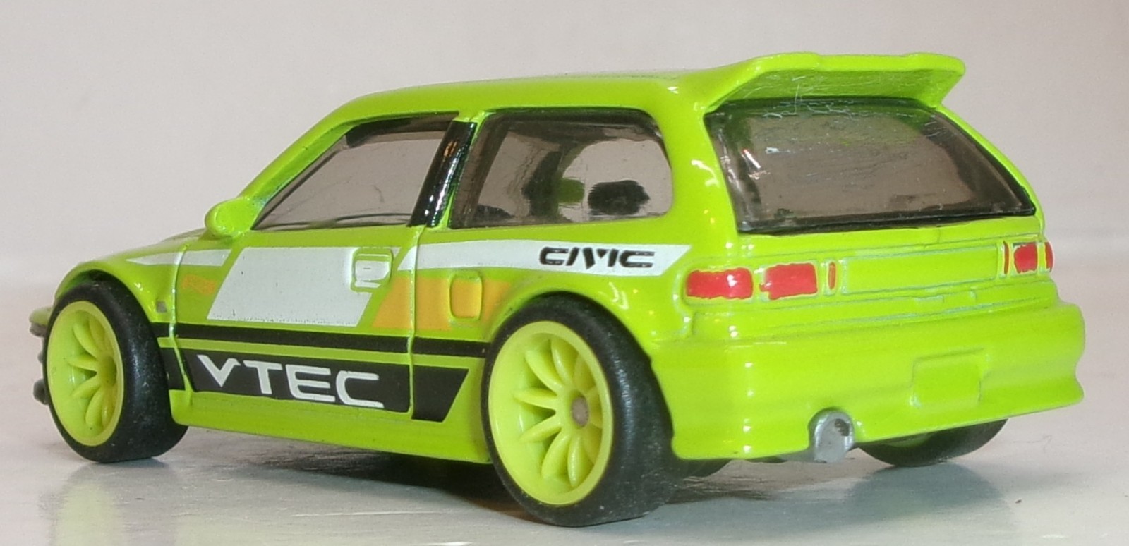 LOOSE 2025 HOT WHEELS 1:64 GREEN ’90 HONDA CIVIC EF WHEEL SWAP REAL RIDERS
