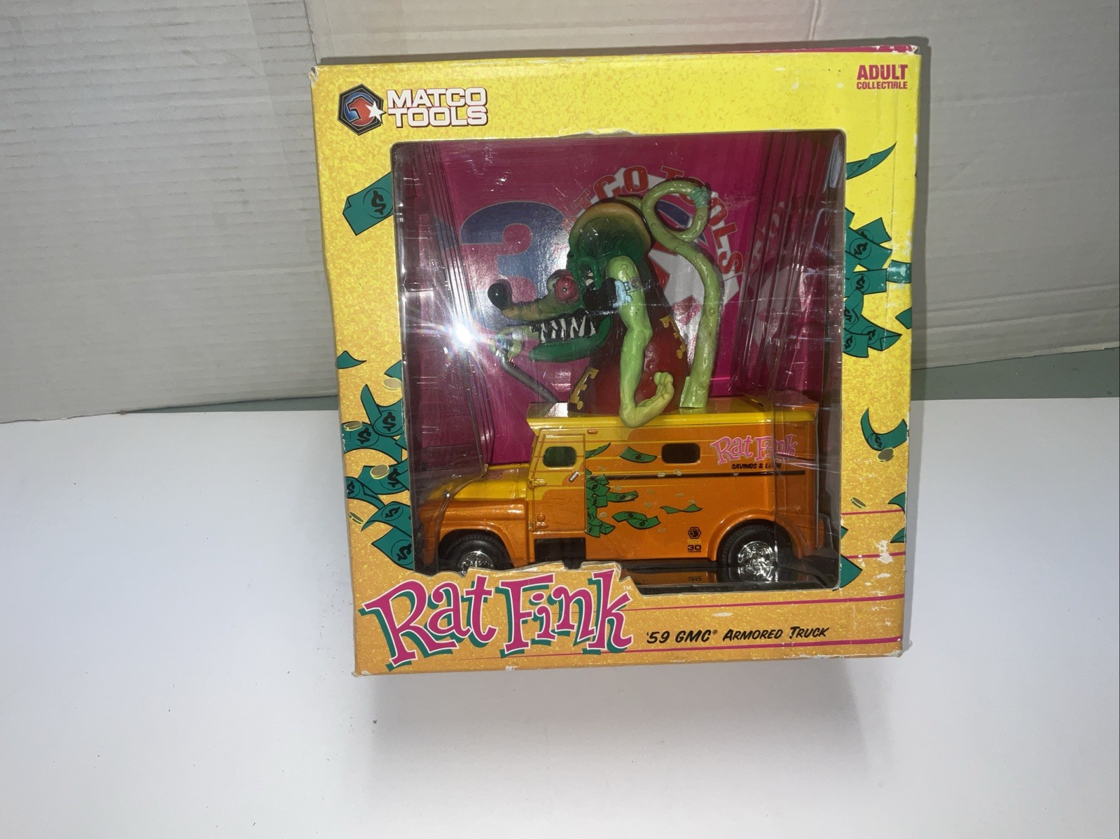 MATCO TOOLS RAT FINK DIE CAST 1959 GMC ARMORED TRUCK