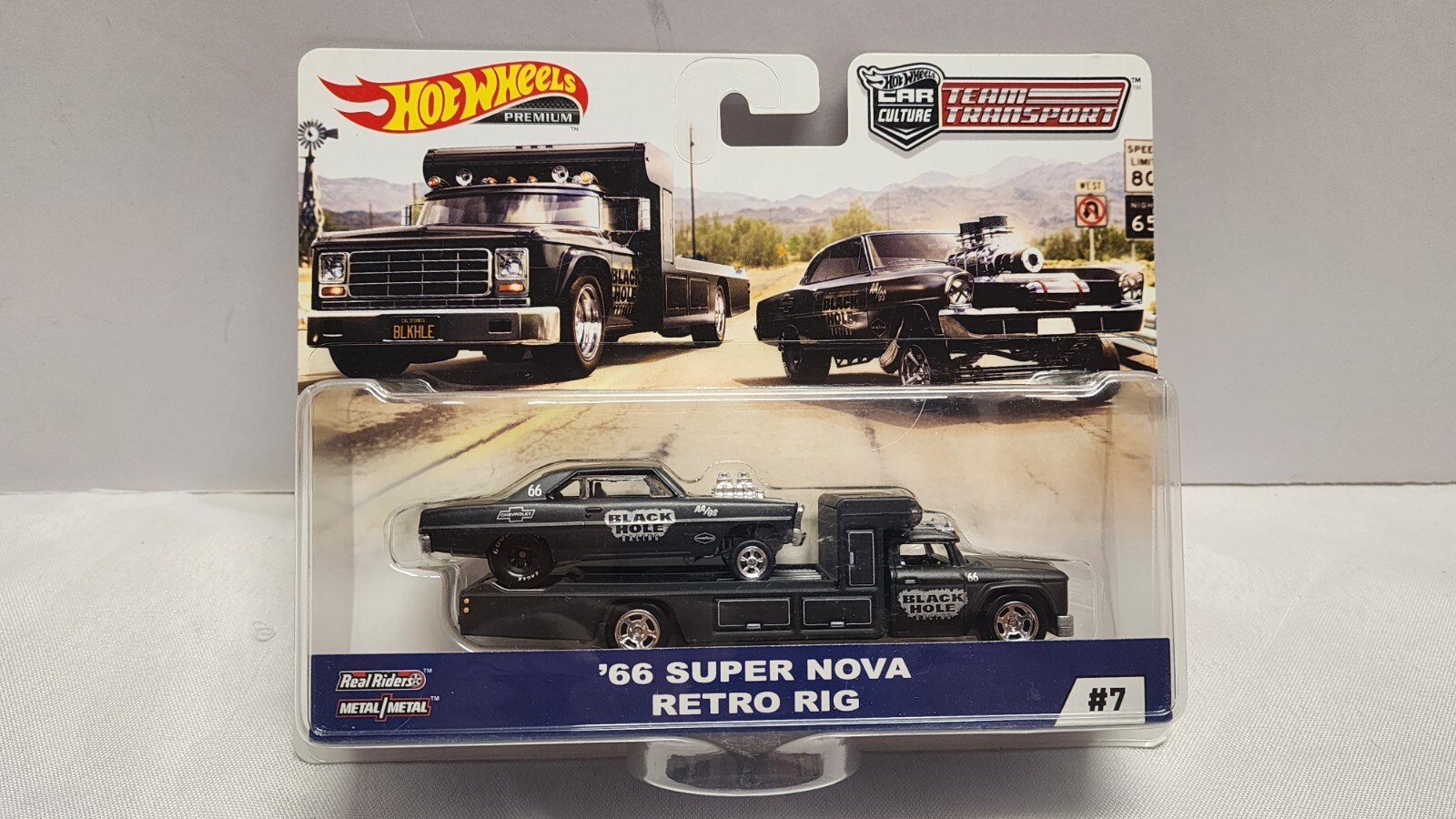2019 Hot Wheels Car Culture Team Transport #7 ’66 Super Nova & Retro Rig