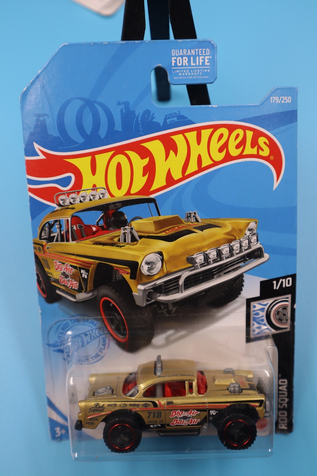 Hot Wheels Rod Squad 1/10 Big-Air Bel-Air Gold 179/250