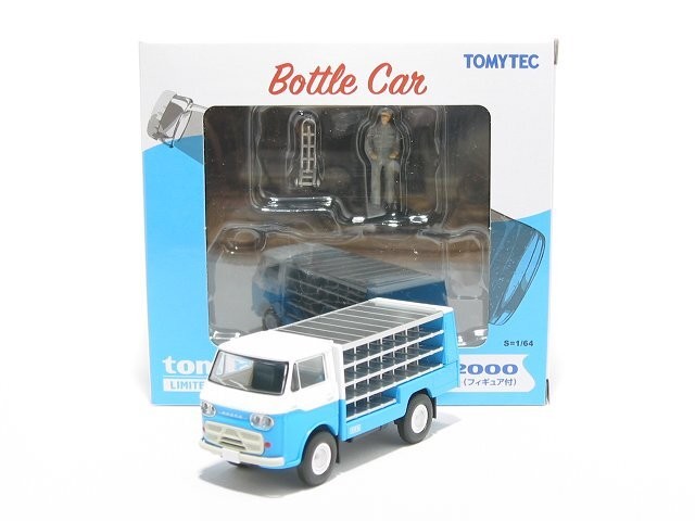 Mazda E2000 Bottle Car White/Light Blue Lv-210A Tomytec