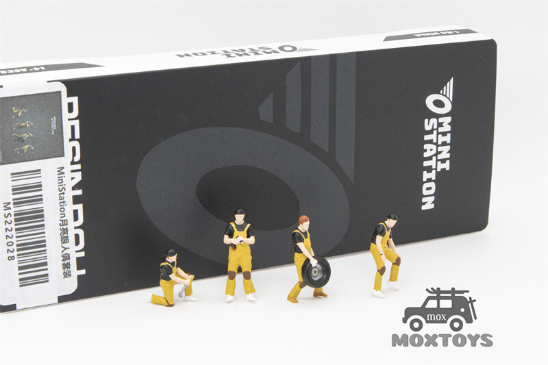 Mini Station 1:64 RWB-Targa Beetle T1 Van Trailer Set Mooneyes Model Car