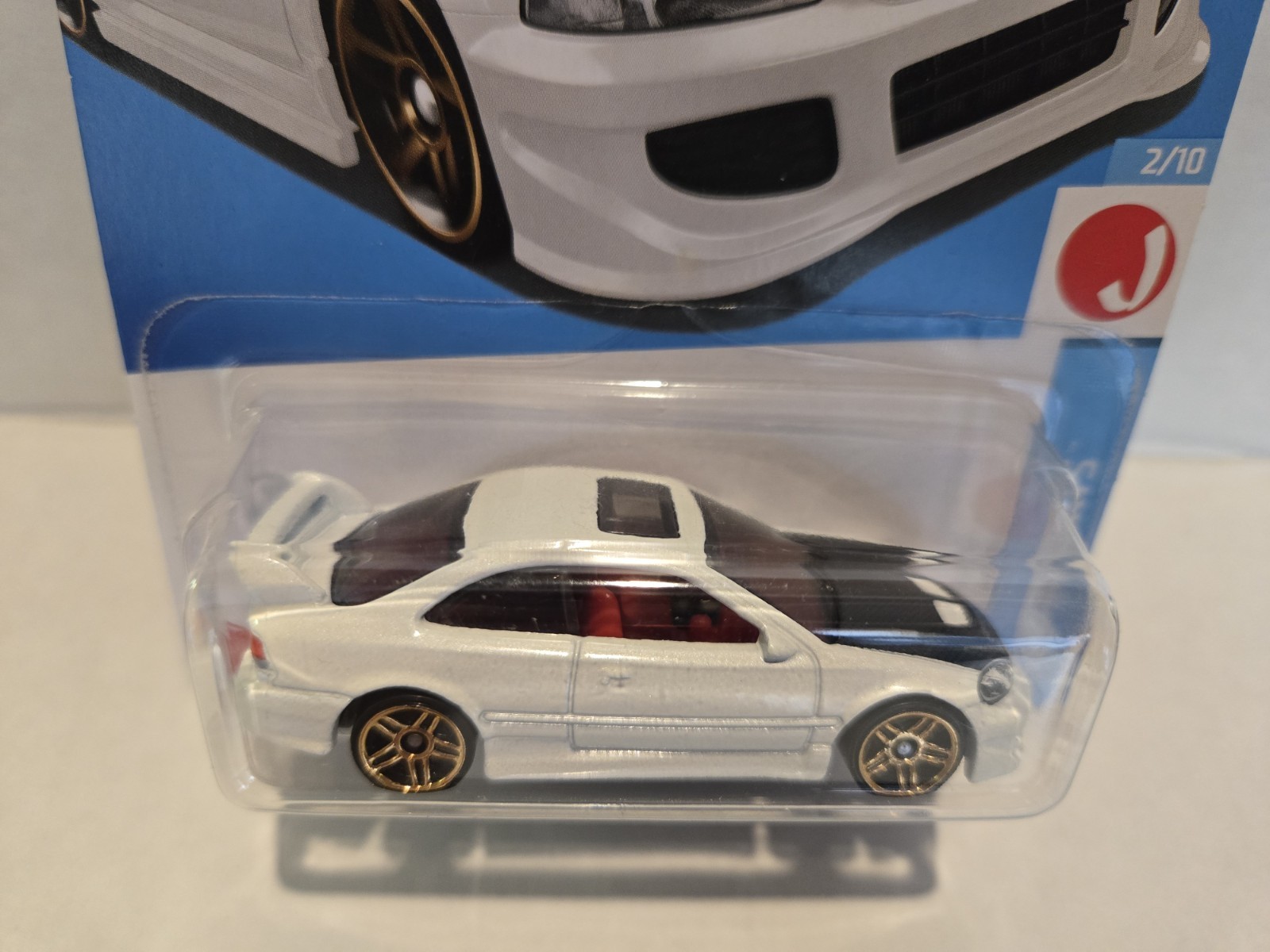 Hot Wheels Honda Civic Si – 2024 HW J-Imports 2/10 – Gold & White – Lot of 2