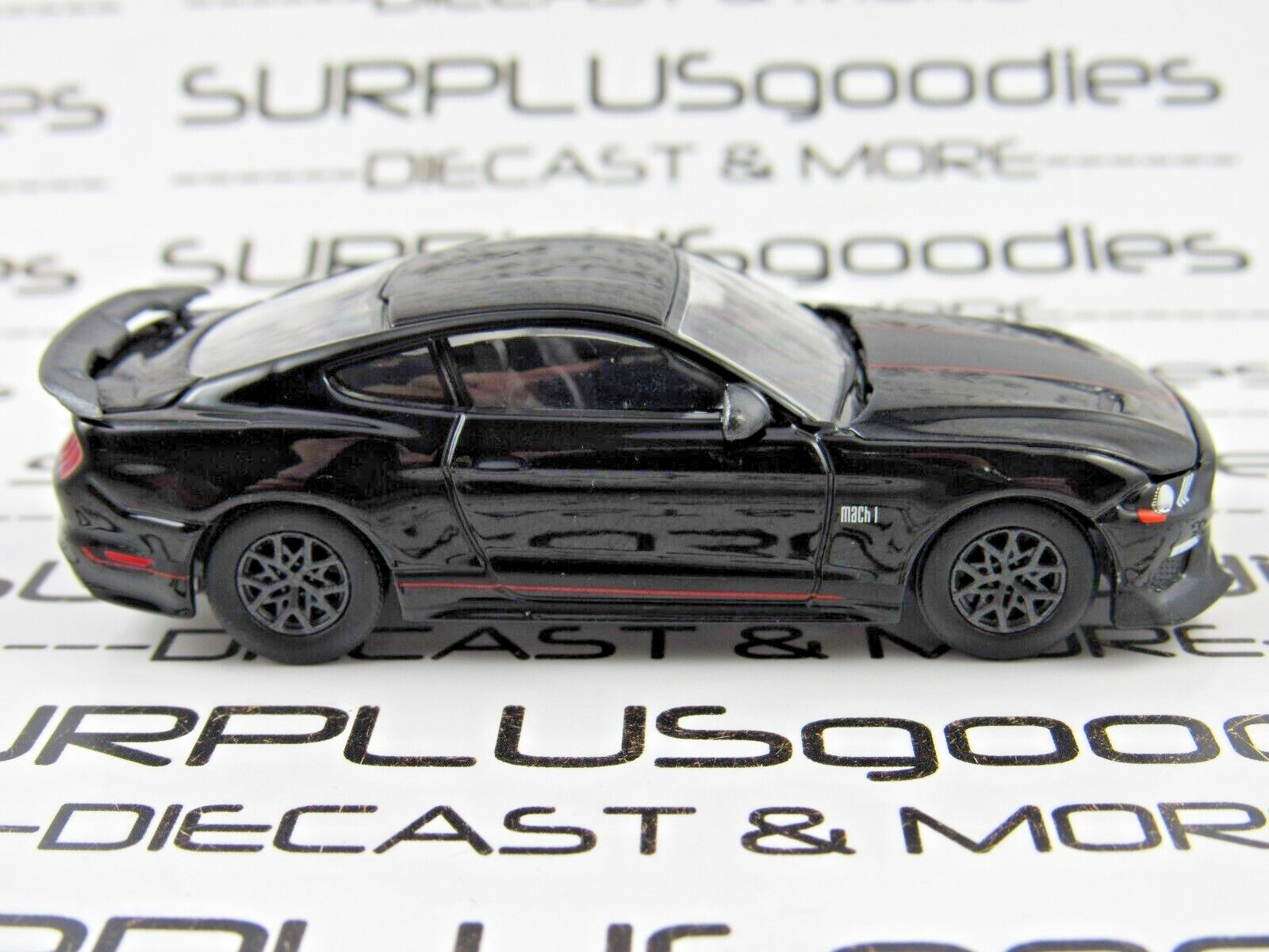 Greenlight 1:64 Scale LOOSE Shadow Black 2022 FORD MUSTANG MACH 1 Muscle Car