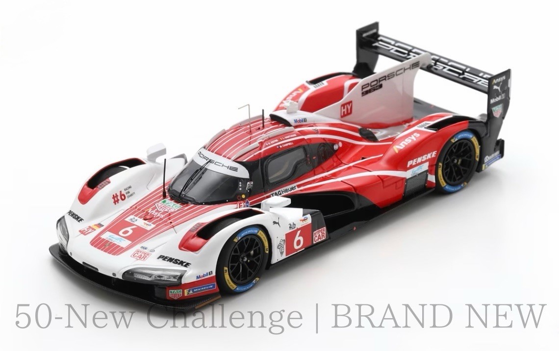Spark 1/43 Porsche 963 #6 Penske 2nd Le Mans 2025 Hypercar S9258