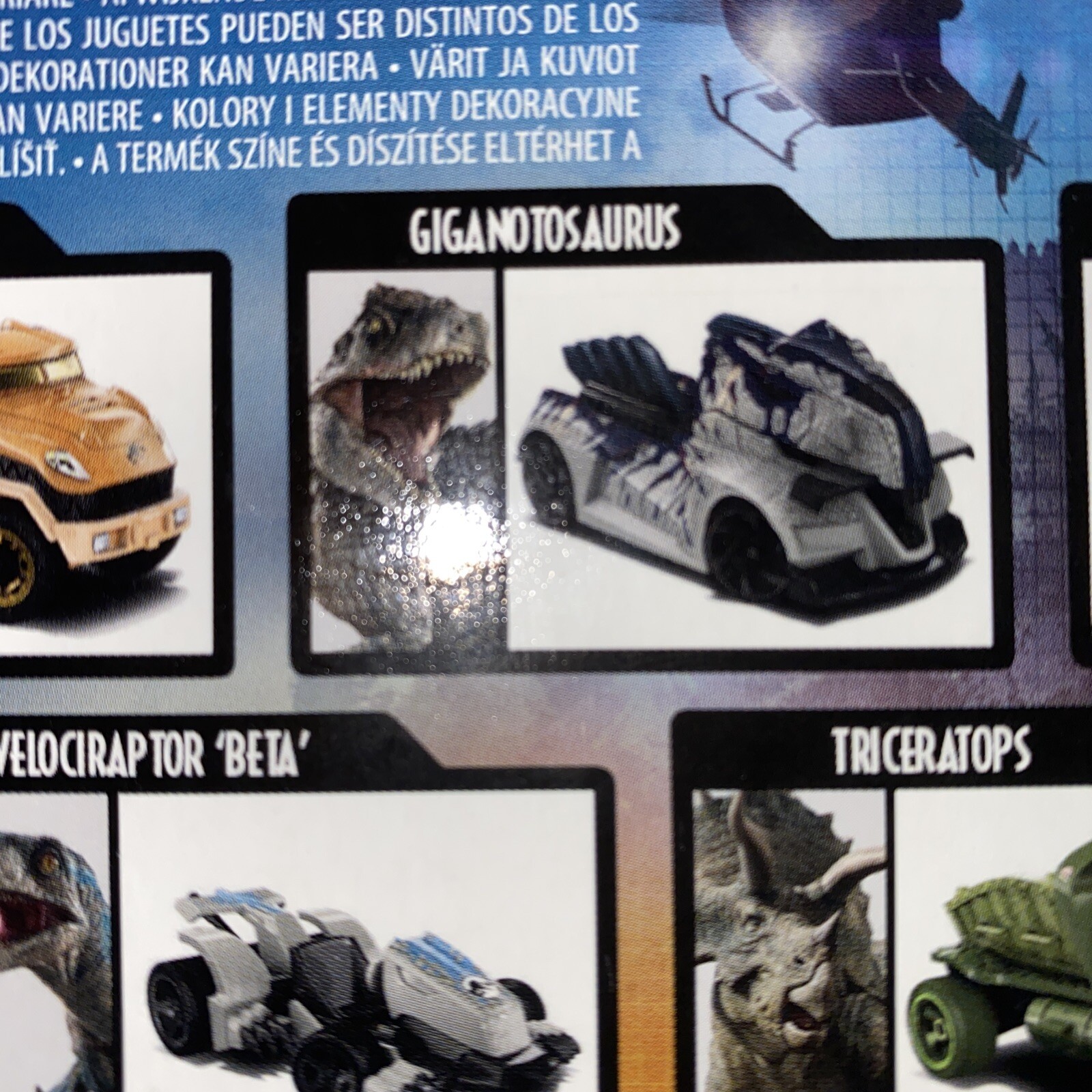 🦖 Hot Wheels JURASSIC WORLD DOMINION 5 Pack Character Cars Mattel 2022 🦕
