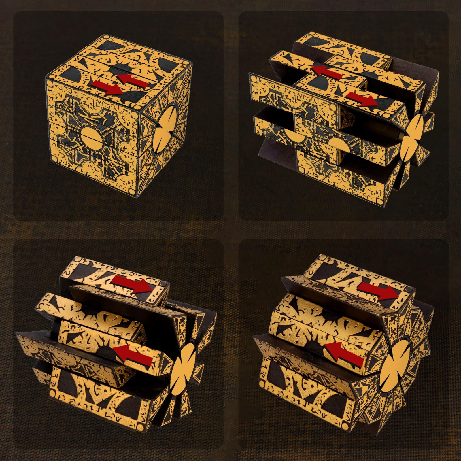 Hellraiser Puzzle Box Accurate Lament Configuration with Functional Mechanic…