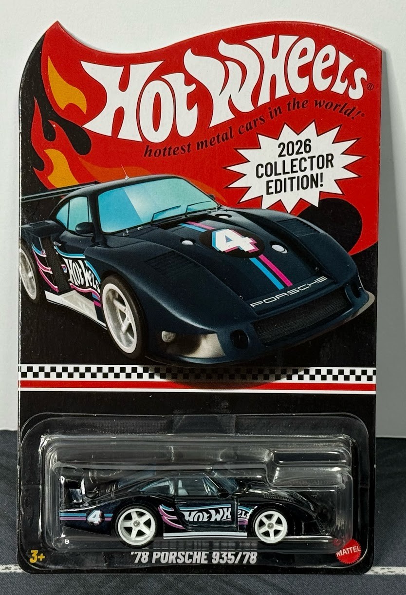 Hot Wheels 2026 Mail In Collector Edition ’78 Porsche 935 / 78 Ships w protector