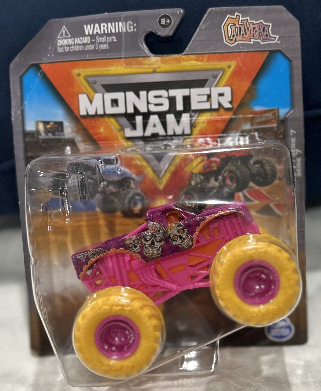 Monster Jam Truck Calavera 1/64 Scale Series 7 True Metal by Spin Master NIB