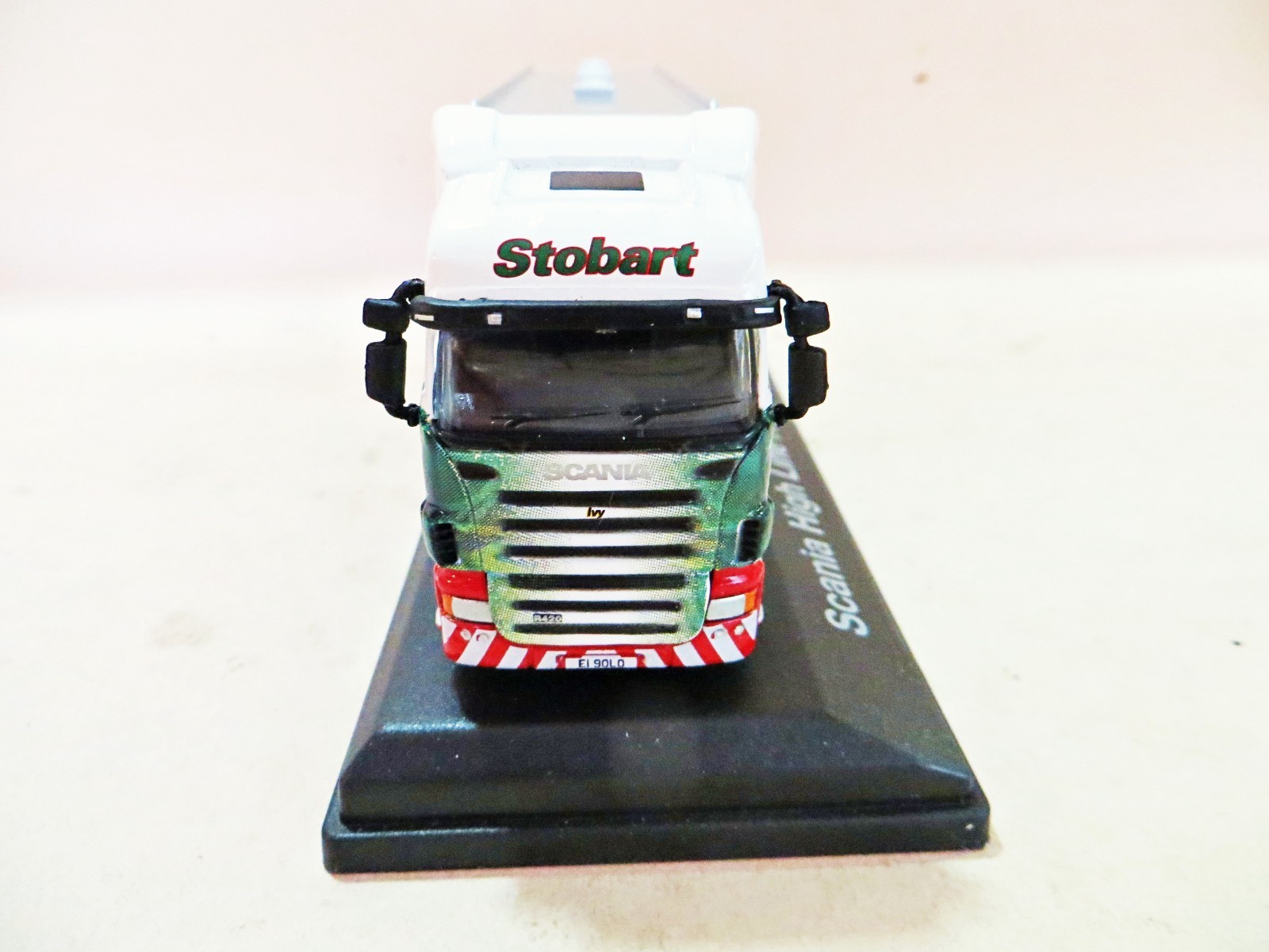 ATLAS EDITIONS ‘SCANIA HIGH LINE HORSEBOX POLO TEAM, IVY’ EDDIE STOBART 1:76