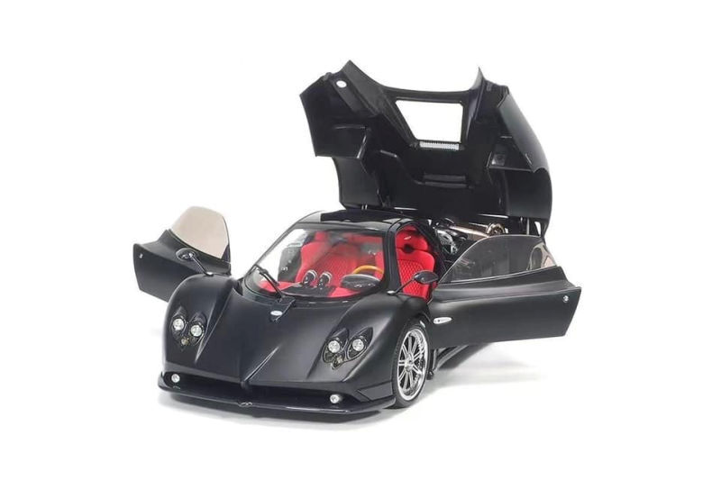 Very Rare Almost Real 1/18 Pagani Zonda F 2005 Matt Black Limited Edition 500