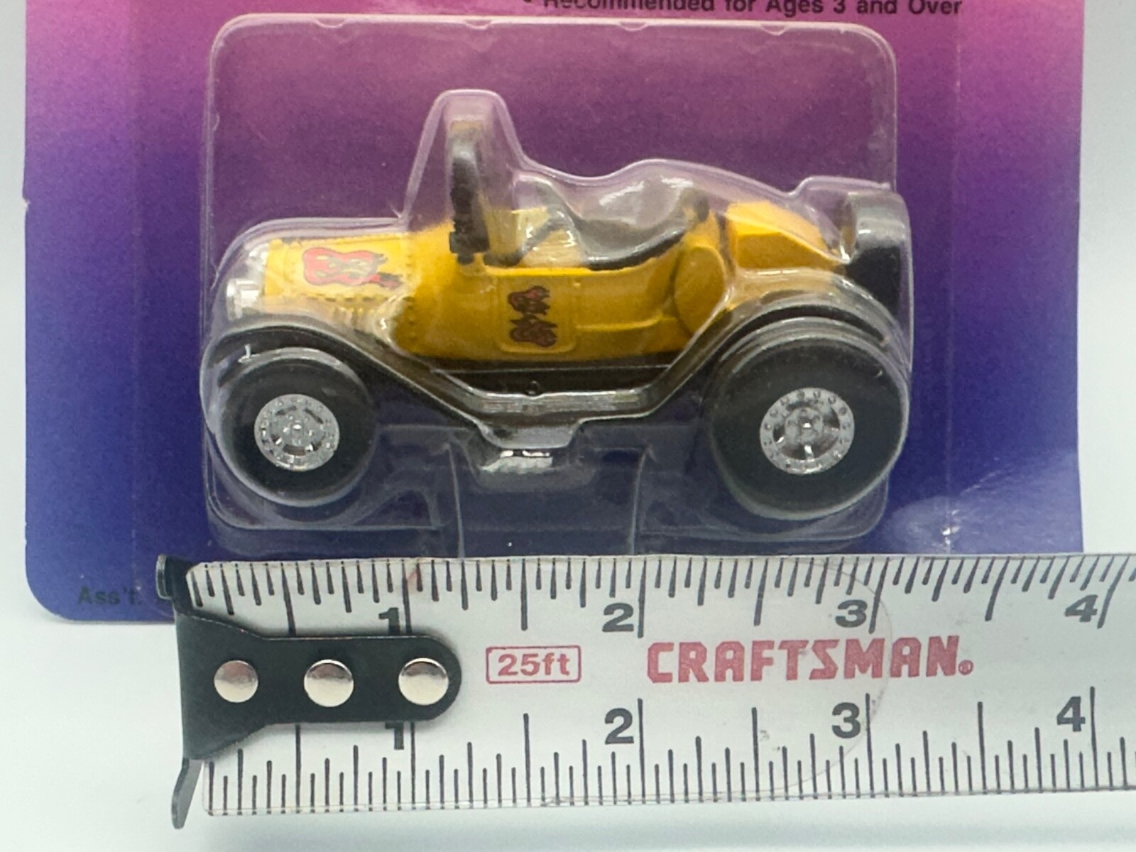 Ertl Hot Roddin’ 1914 Chevy Royal Mail Roadster, Yellow, 3 inches, New in Box