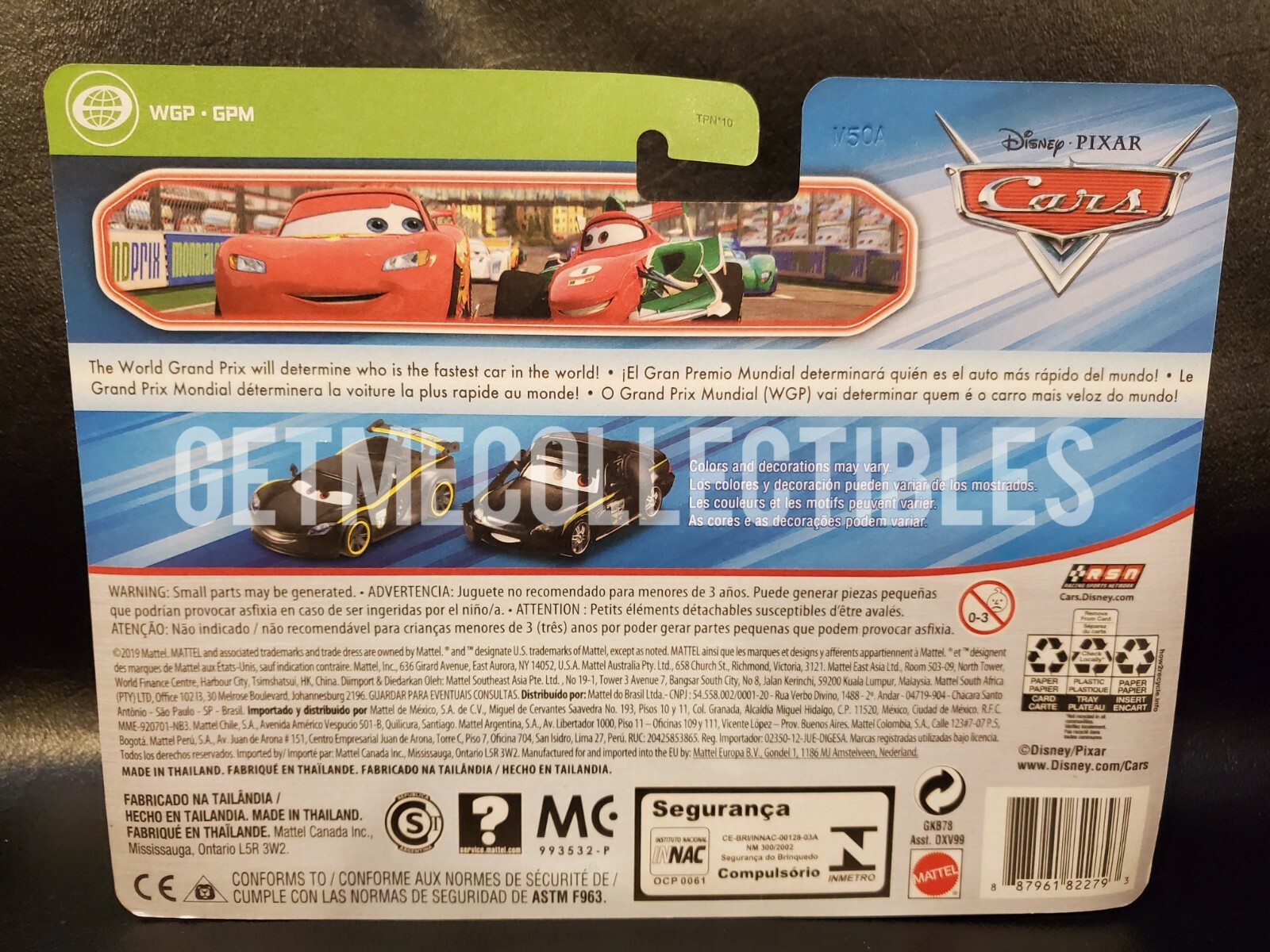 DISNEY PIXAR CARS LEWIS HAMILTON BRUCE BOXMANN WGP 2020 2 PACK SAVE 6%
