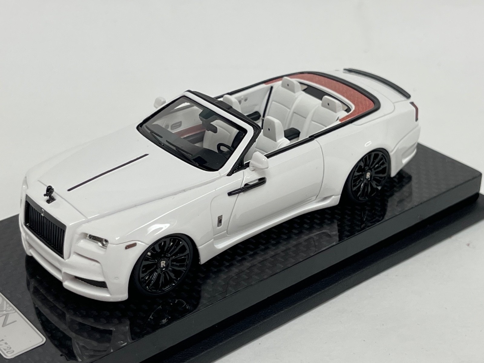 1/43 AB Models Rolls Royce Dawn Convertible Novitec White / White Lmd 20 pcs 4D