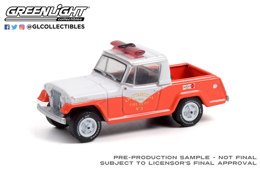 Greenlight Chattanooga Rural Fire Dept. No.3 – 1967 Jeep Jeepster Commando 30269