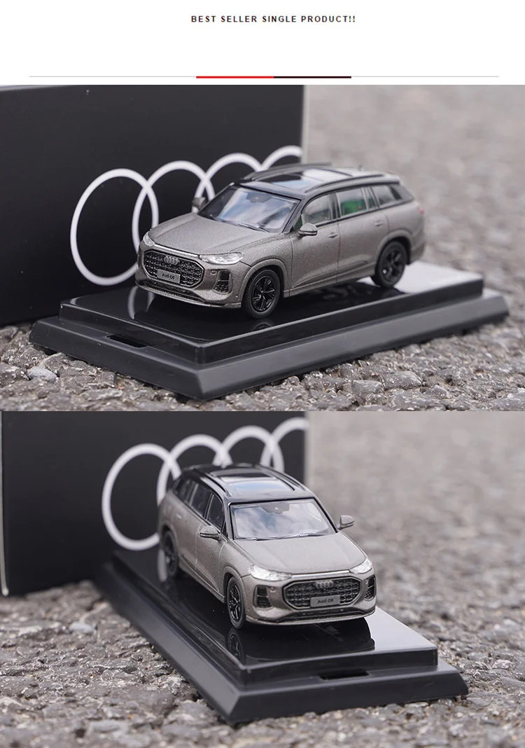 1:64 Audi Q6 2025 SUV Alloy Sports Car Model Diecast Metal Luxy Vehicles Car