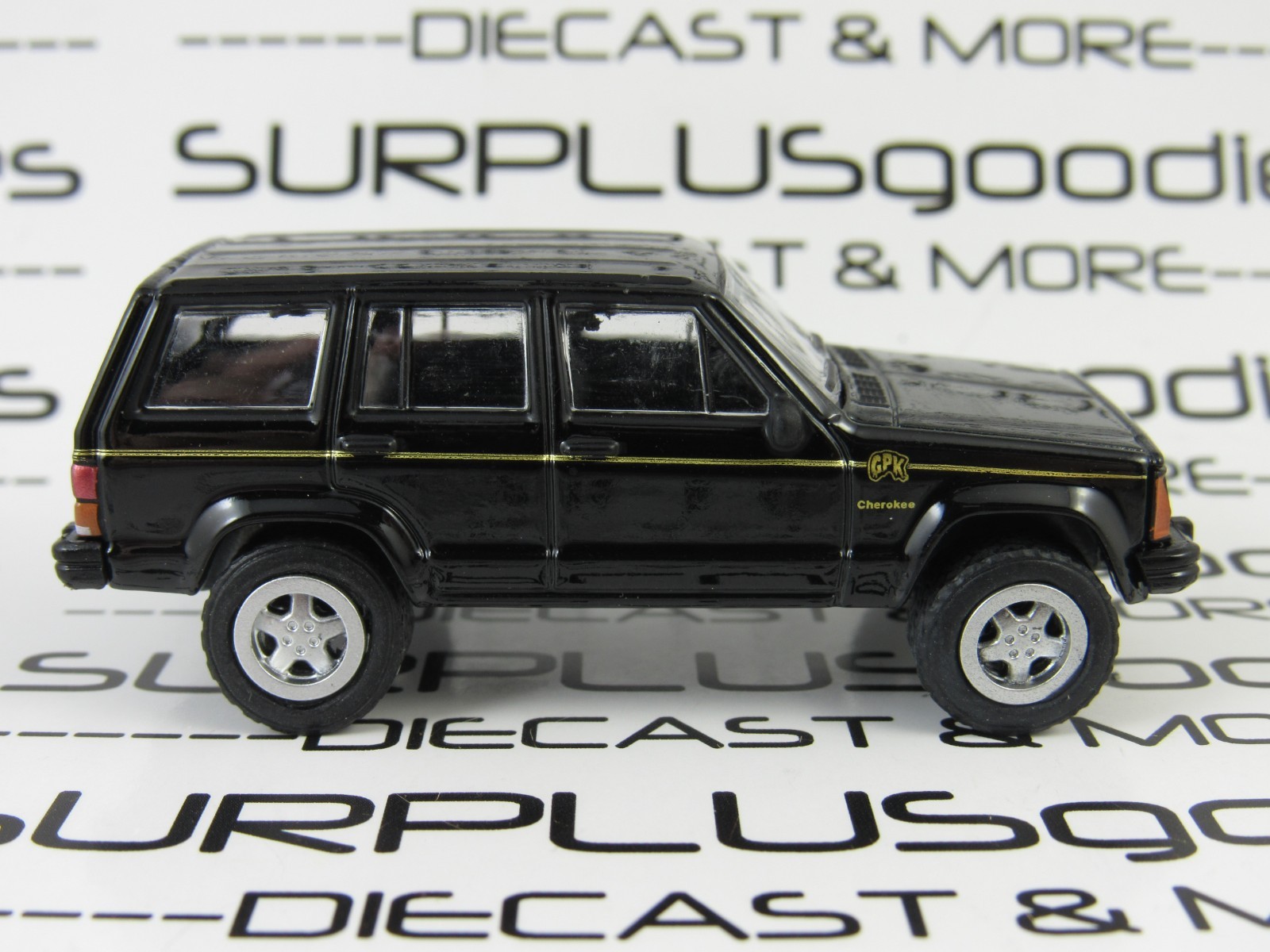 2022 Greenlight 1:64 Scale LOOSE Collectible Black 1993 JEEP CHEROKEE 4X4