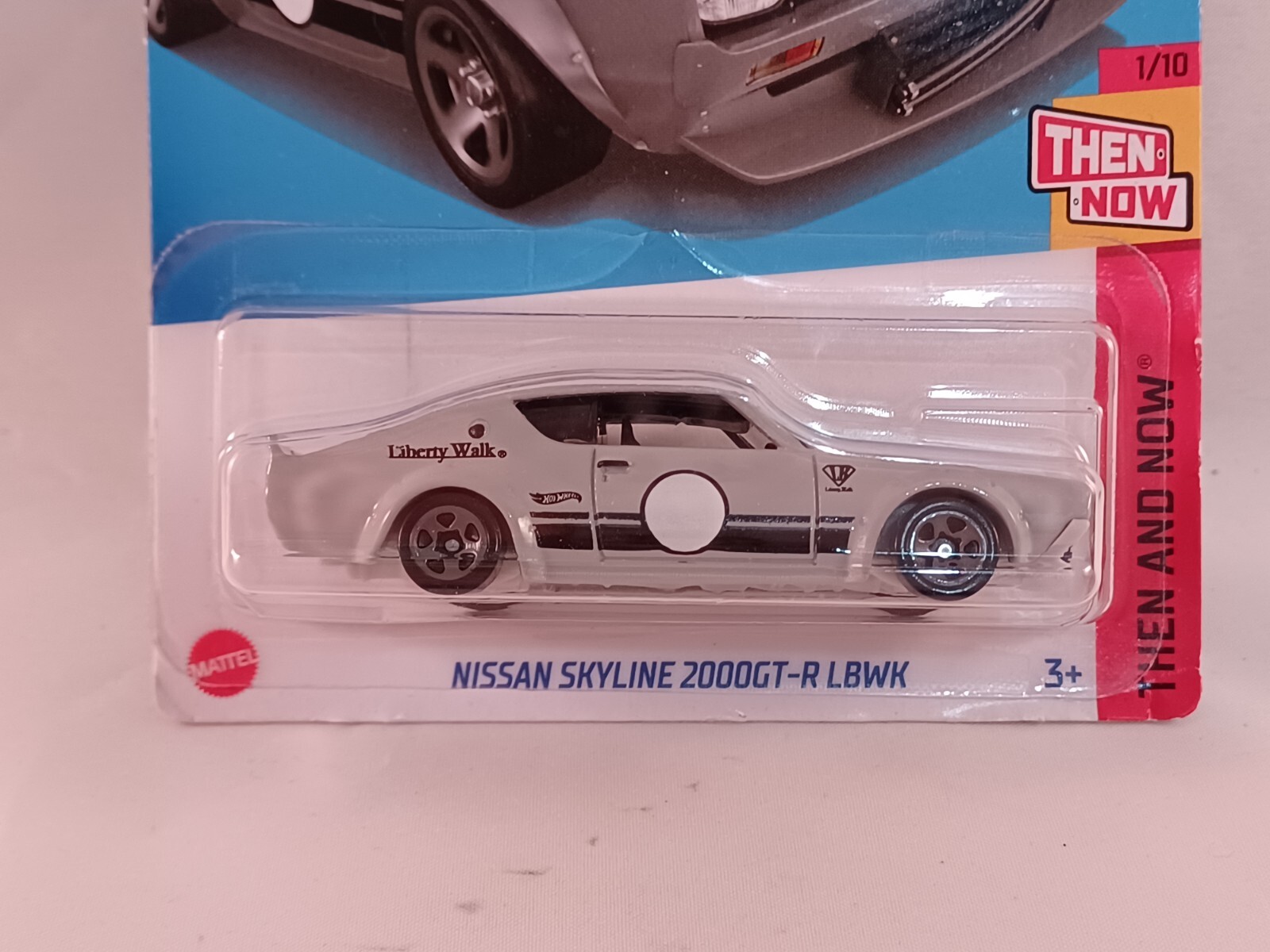 Nissan Skyline 2000GT-R LBWK Gray Hot Wheels 2024 HW Then And Now Diecast 1:64