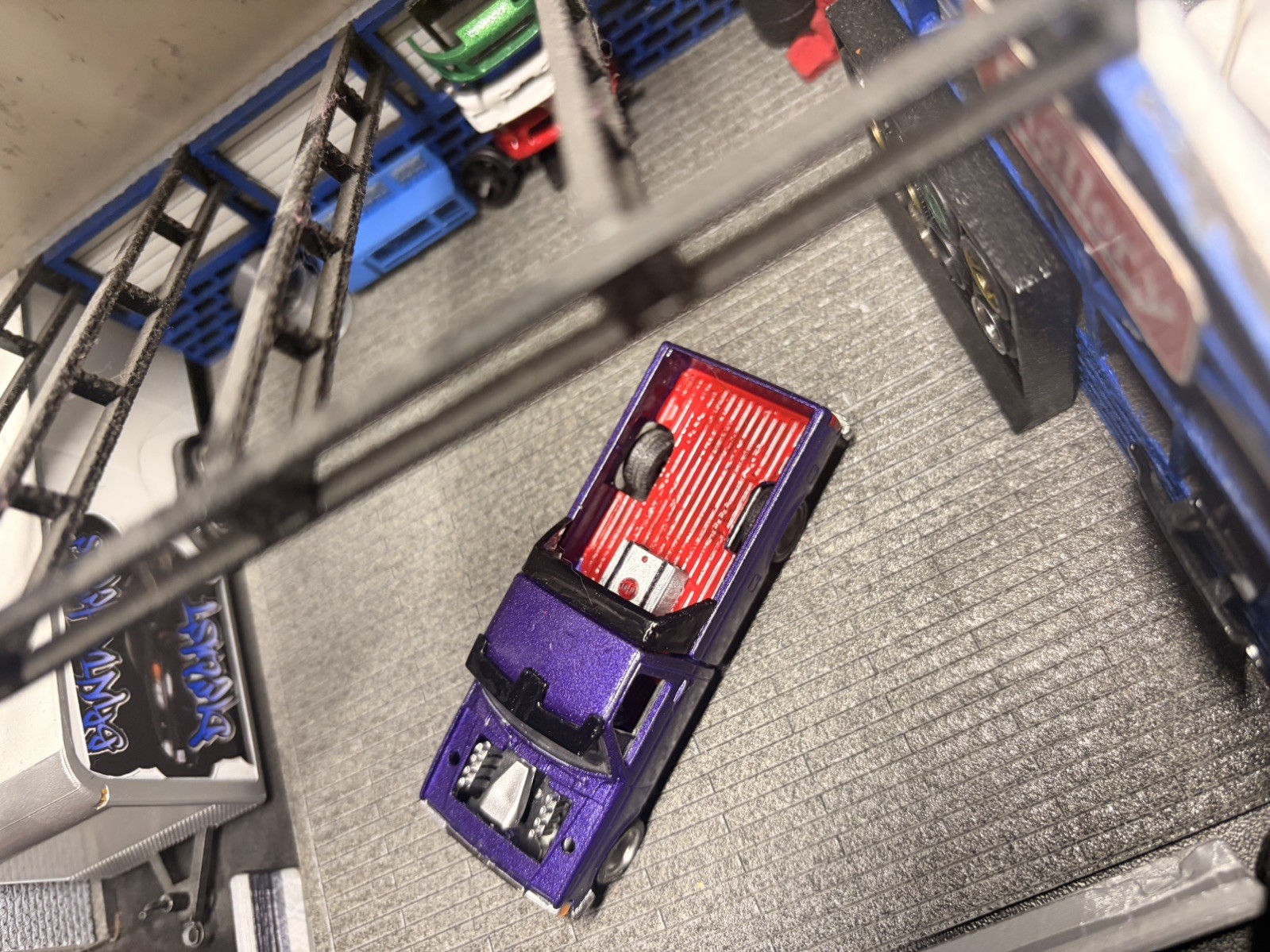 1990 Ford F350 Custom Diecast Drag Truck 1:64 Scale