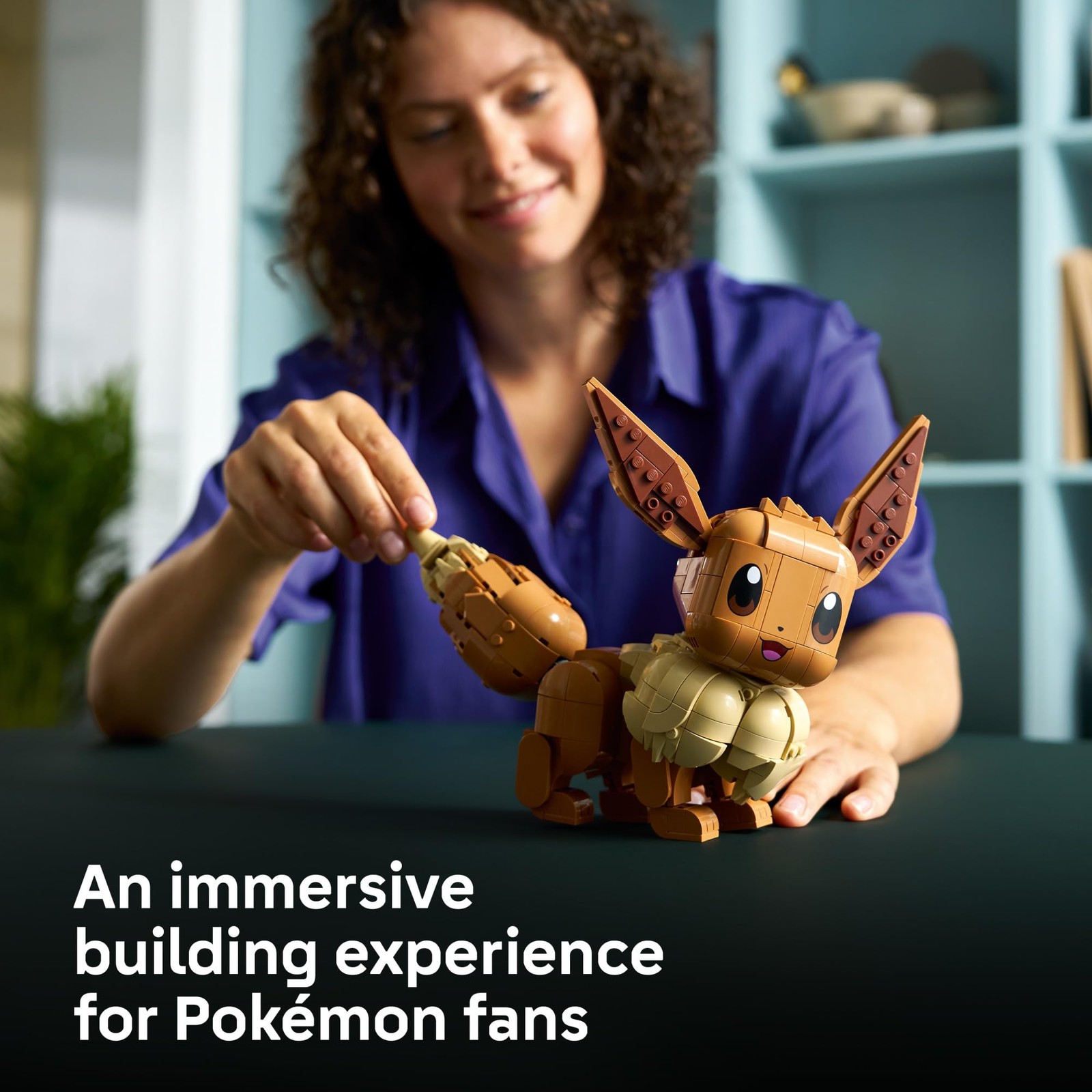 LEGO Pokémon Eevee – Collectible Building Set for Adults, Ages 18+ – Posable Pok