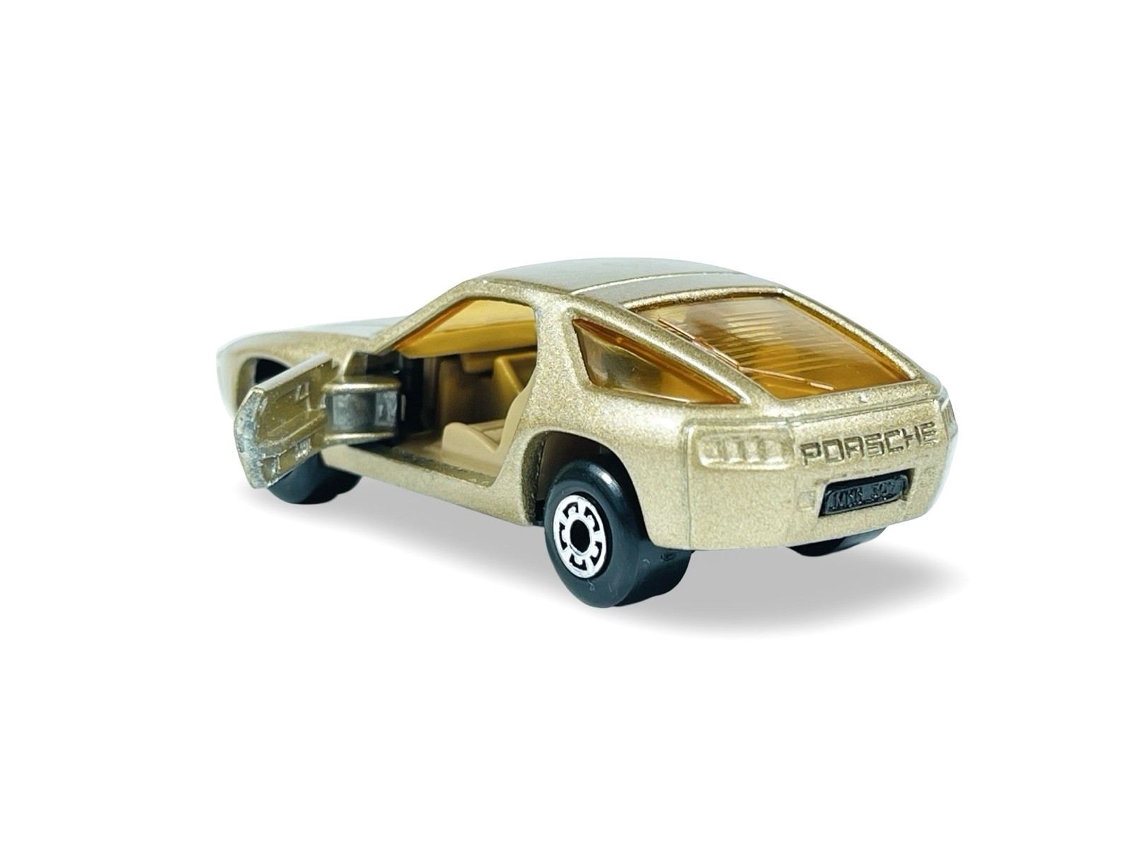 Matchbox Lesney Superfast MB59 Gold Porsche 928 w/Original L Box