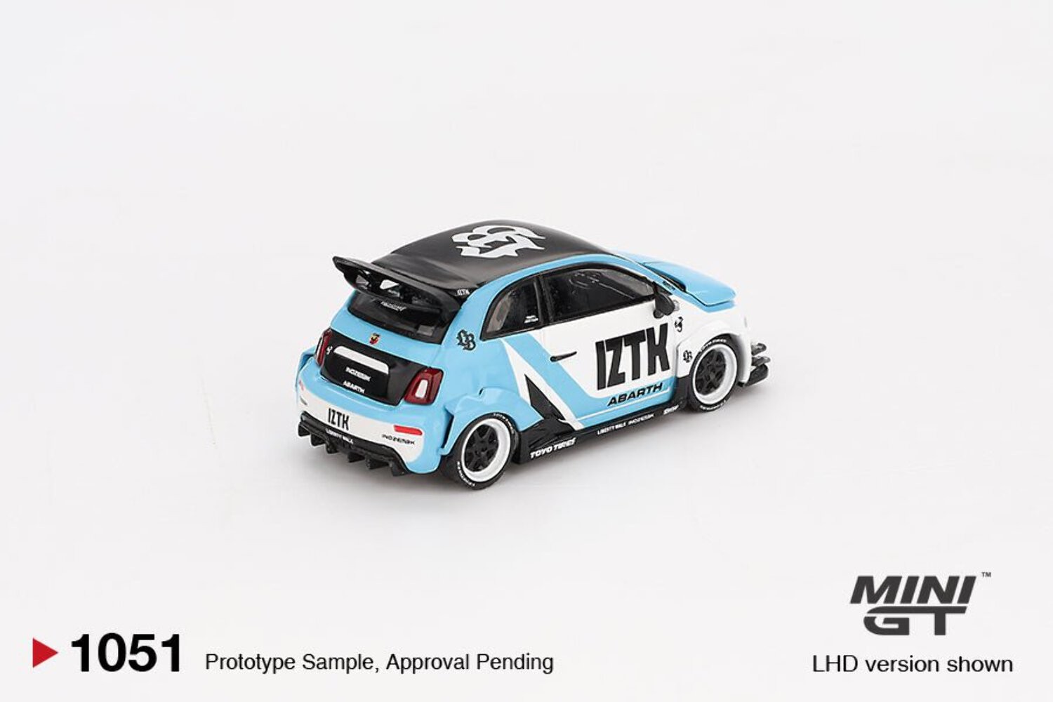 Mini GT 1:64 Abarth 595 LB-WORKS x Abas Works IZTK