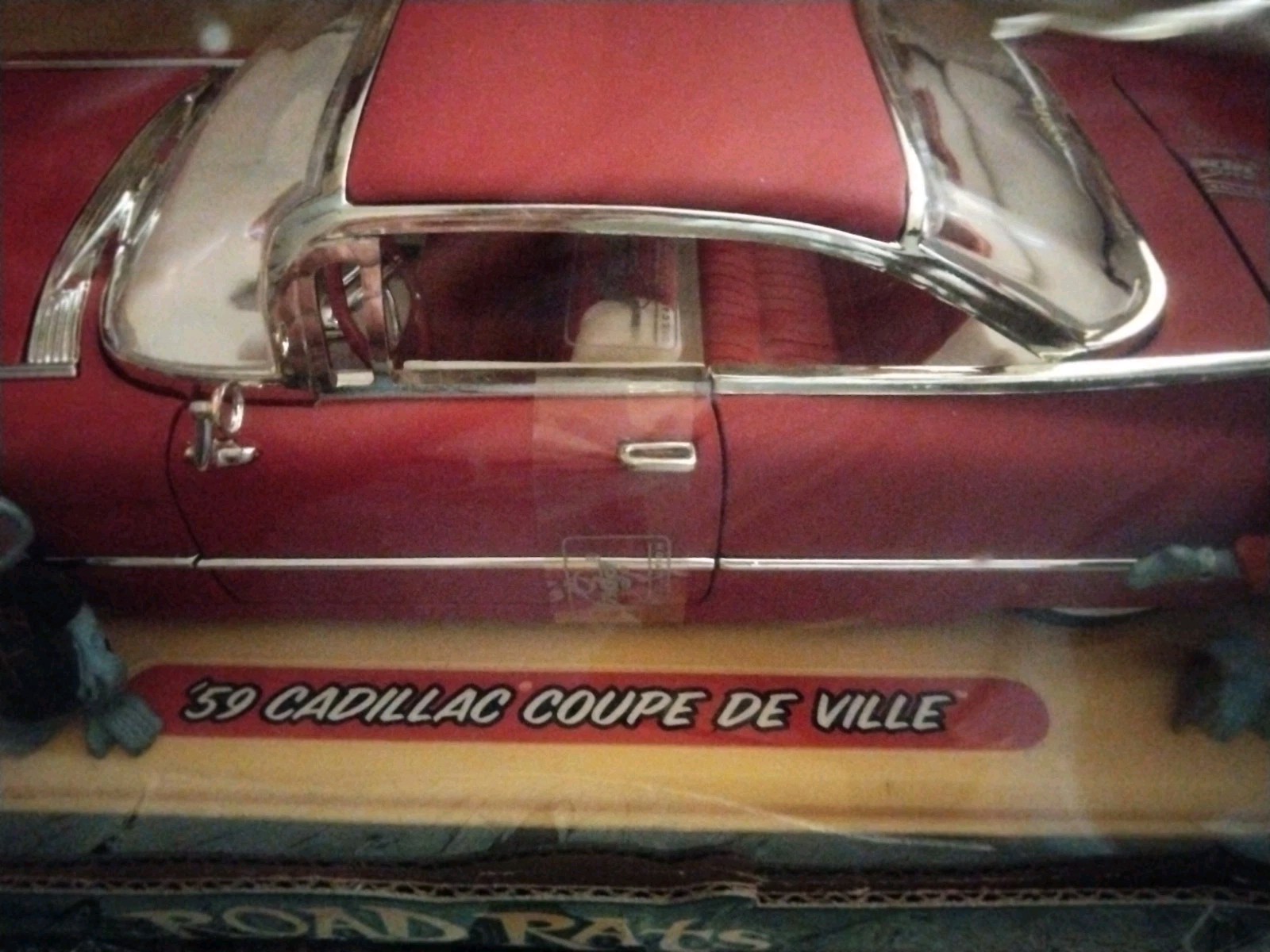 JADA ROAD RATS 1:24 (Customized) “1959 CADILLAC COUPE DE VILLE” RARE! Hood Rats