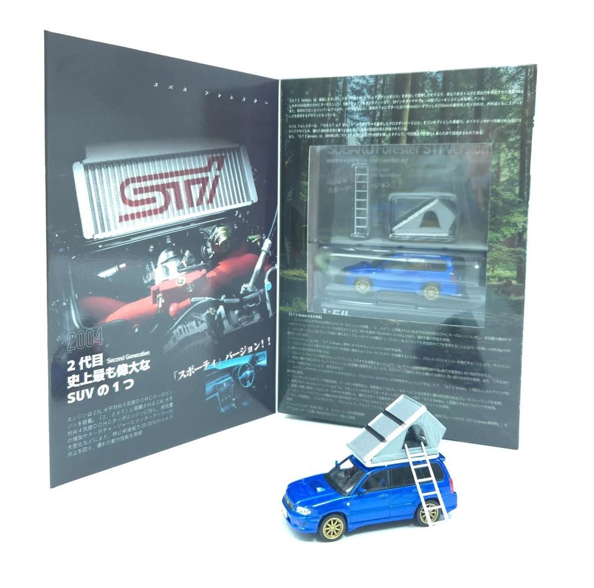 Modelmodel 1/64 Subaru Forester STI Version Special Edition Blue