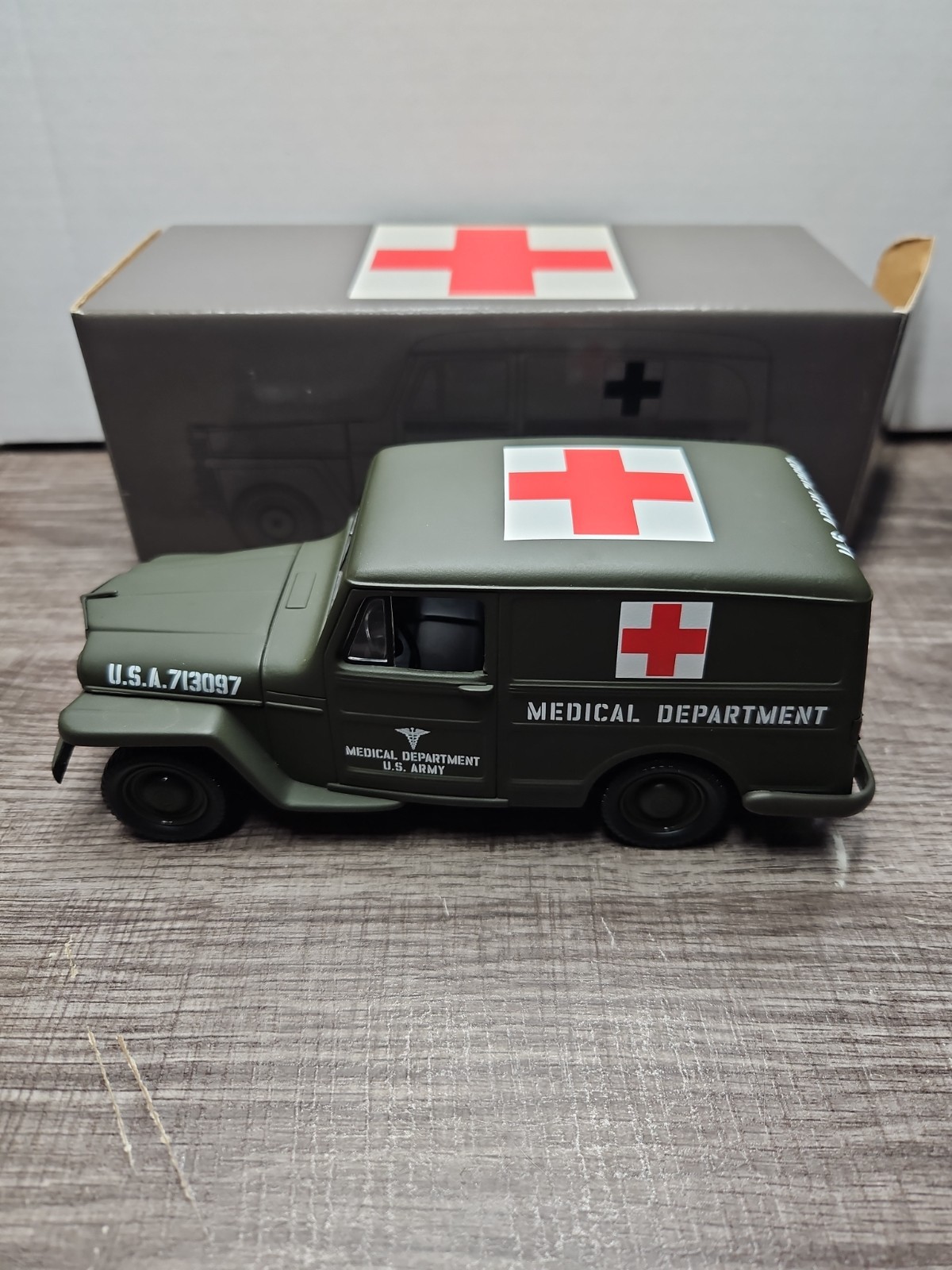Speccast 403000. 1953 Jeep Willys Ambulance US Army