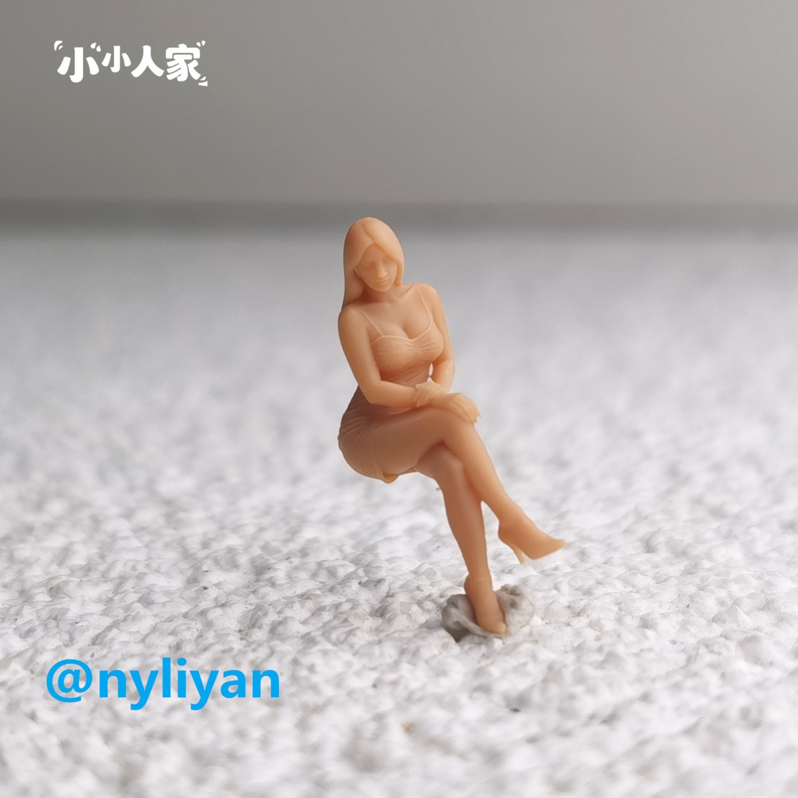 1/43 1/64 1/87 Sexy Plump Beauty Scene Props Figure Model For Cars Vehicles