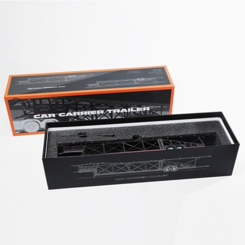 1:64 Extra Long Double Deck Alloy Car Transporter Trailer Model
