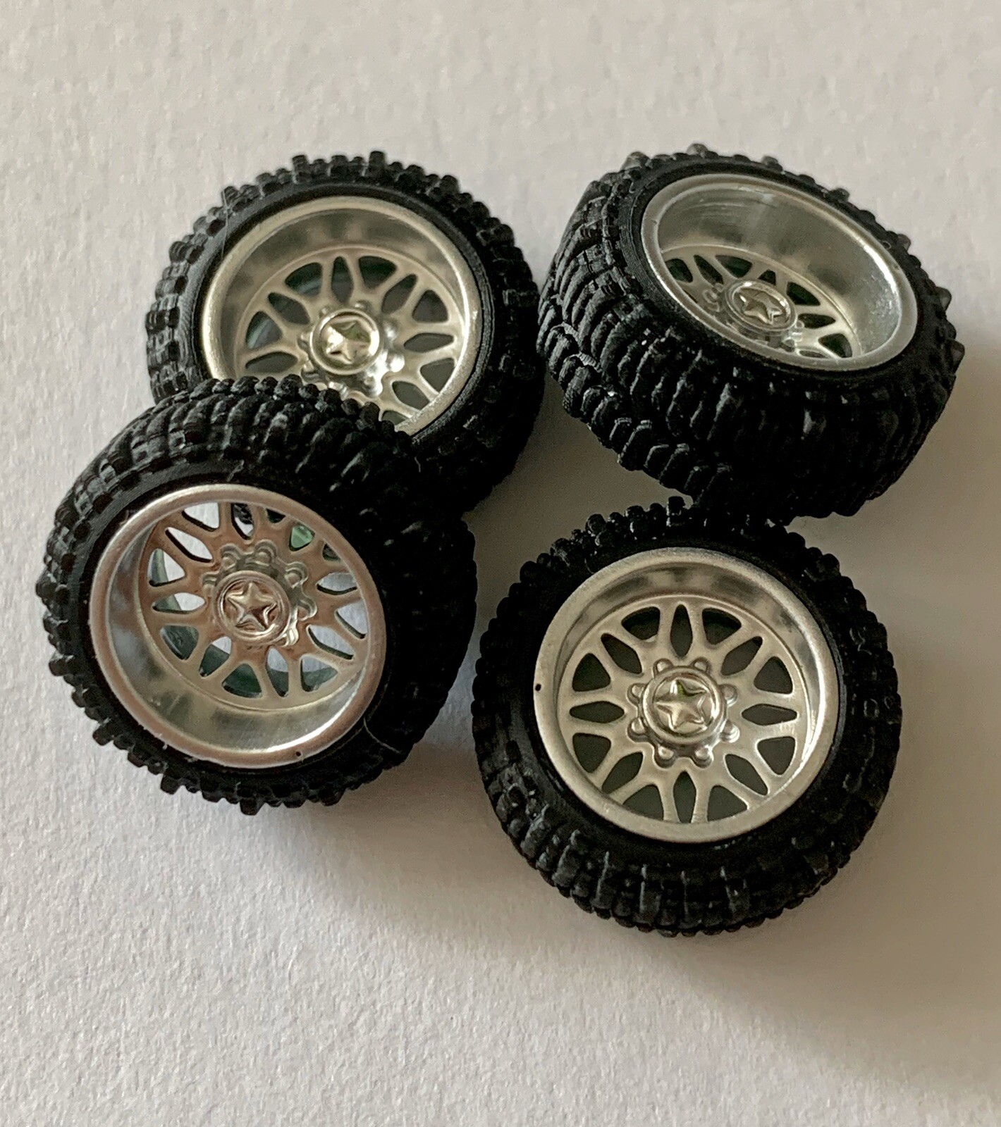 1:64 26” Traxes Truck Wheel And “Bogger” Tire Setup. 3d Printed