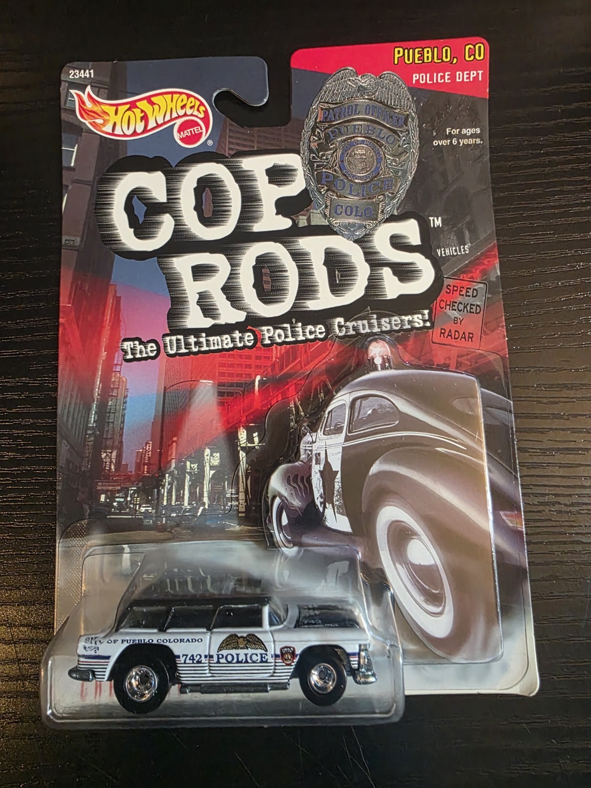 Hot Wheels Cop Rods 1:64 Diecast Police Car Lot Of 8 Bonus Fire Dept. Rod NEW