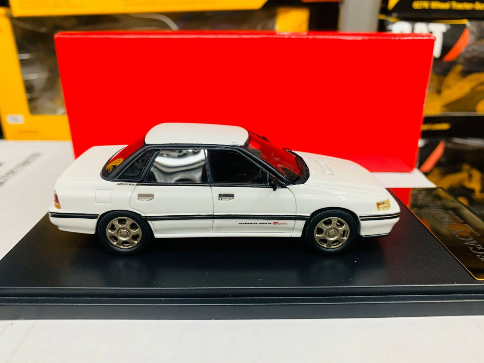Subaru Legacy RS Type RA 1989 White 1/43 Scale Resin Model Car New in Box