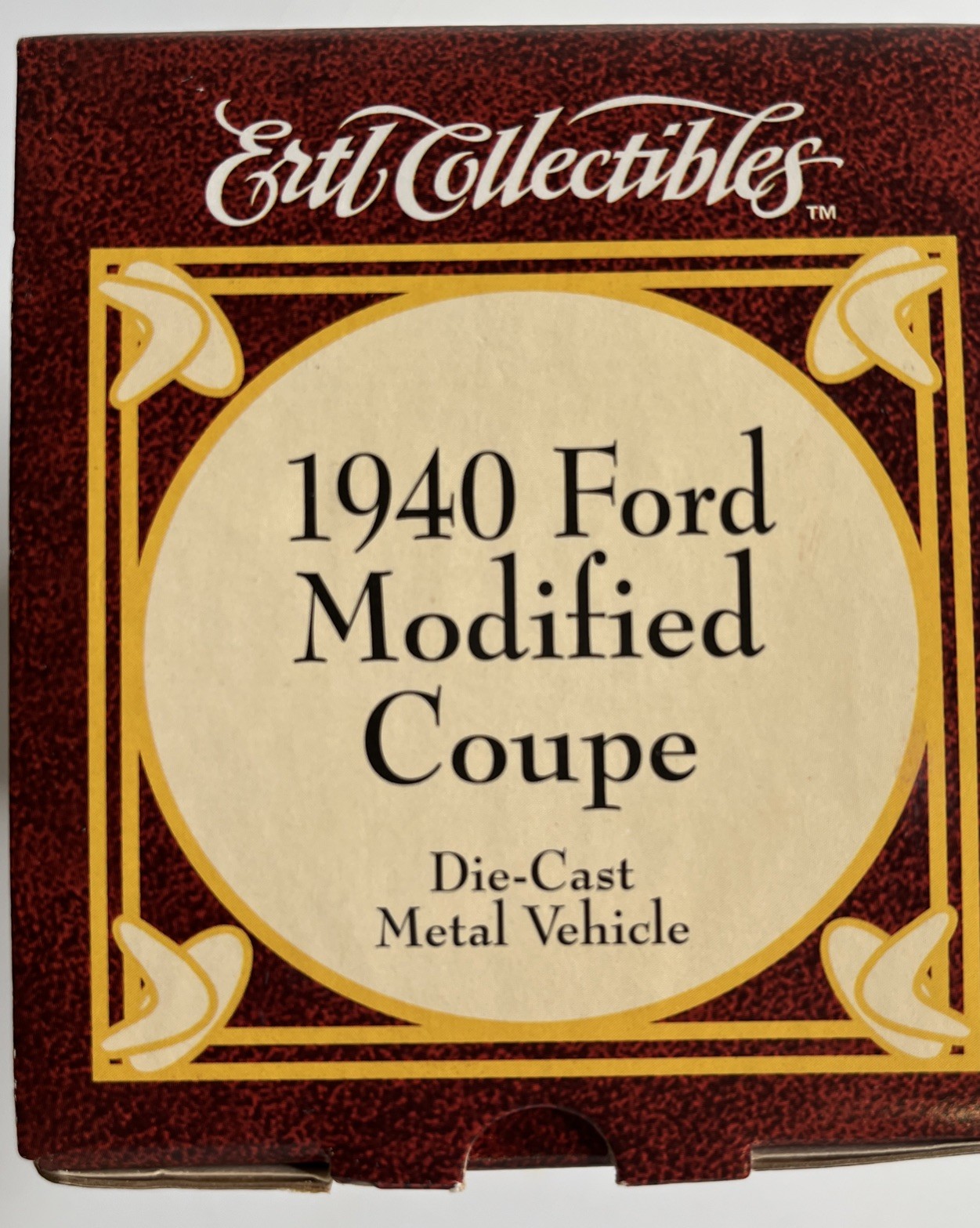 1940 Modified Coupe Ford ERTL Die Cast 1/25 Flathead V-8 Racing War Bonds WWII
