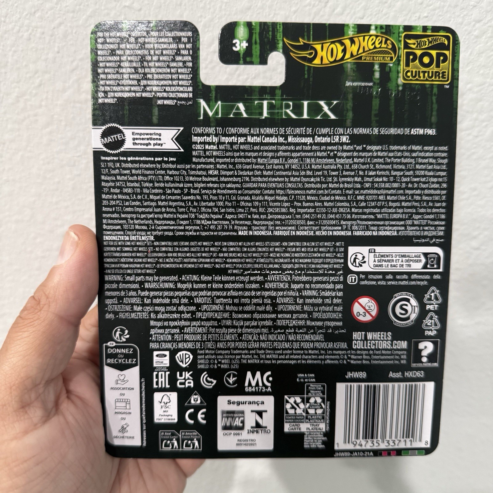 Hot Wheels Premium – Pop Culture Matrix ’64 Lincoln Continental (BBJHW89)