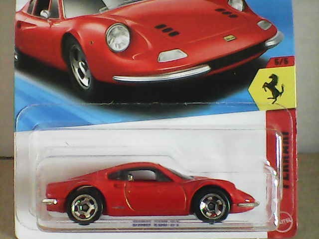 New for 2026 Hot Wheels 150/250 “Dino 206 GT” Red, Ferrari Series, Unopened